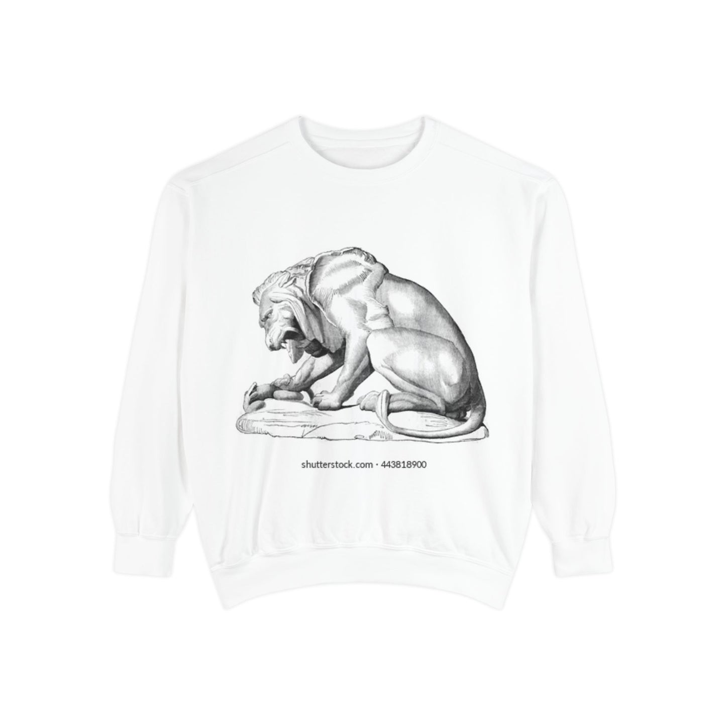 Artistic Lion Graphic Unisex Sweatshirt - Cozy & Stylish