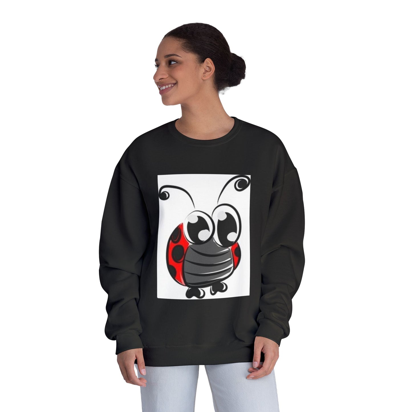 Cute Ladybug Unisex Crewneck Sweatshirt - Cozy & Fun Casual Wear