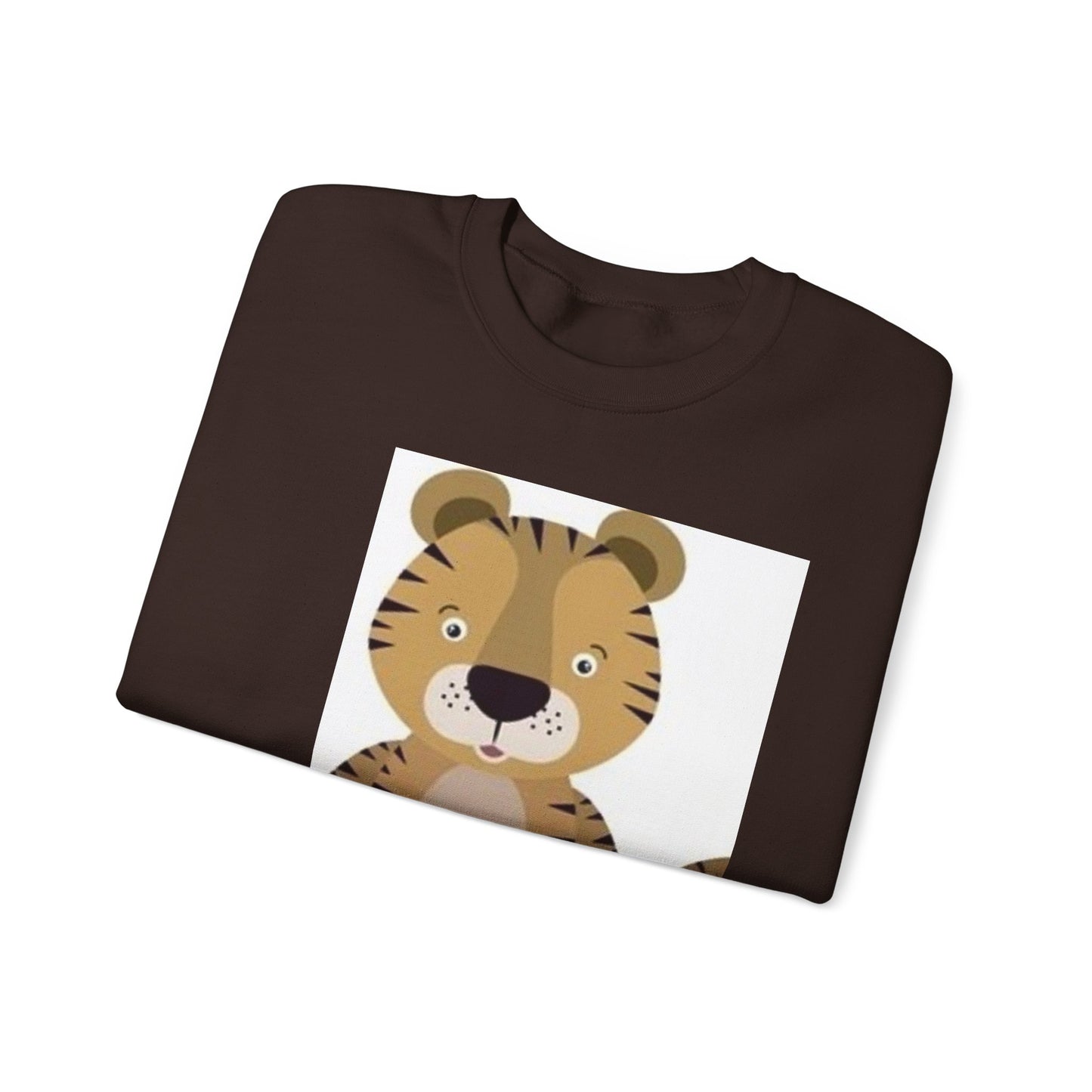 Cute Tiger Design Unisex Heavy Blend Crewneck Sweatshirt