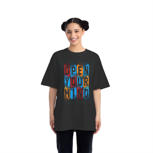 Open Your Mind Graphic Beefy-T® Short-Sleeve T-Shirt - Inspirational Art Tee