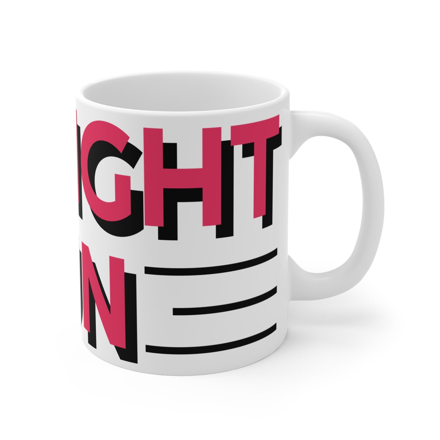 Bold Midnight Run 11oz Coffee Mug - Perfect for Night Owls and Runners