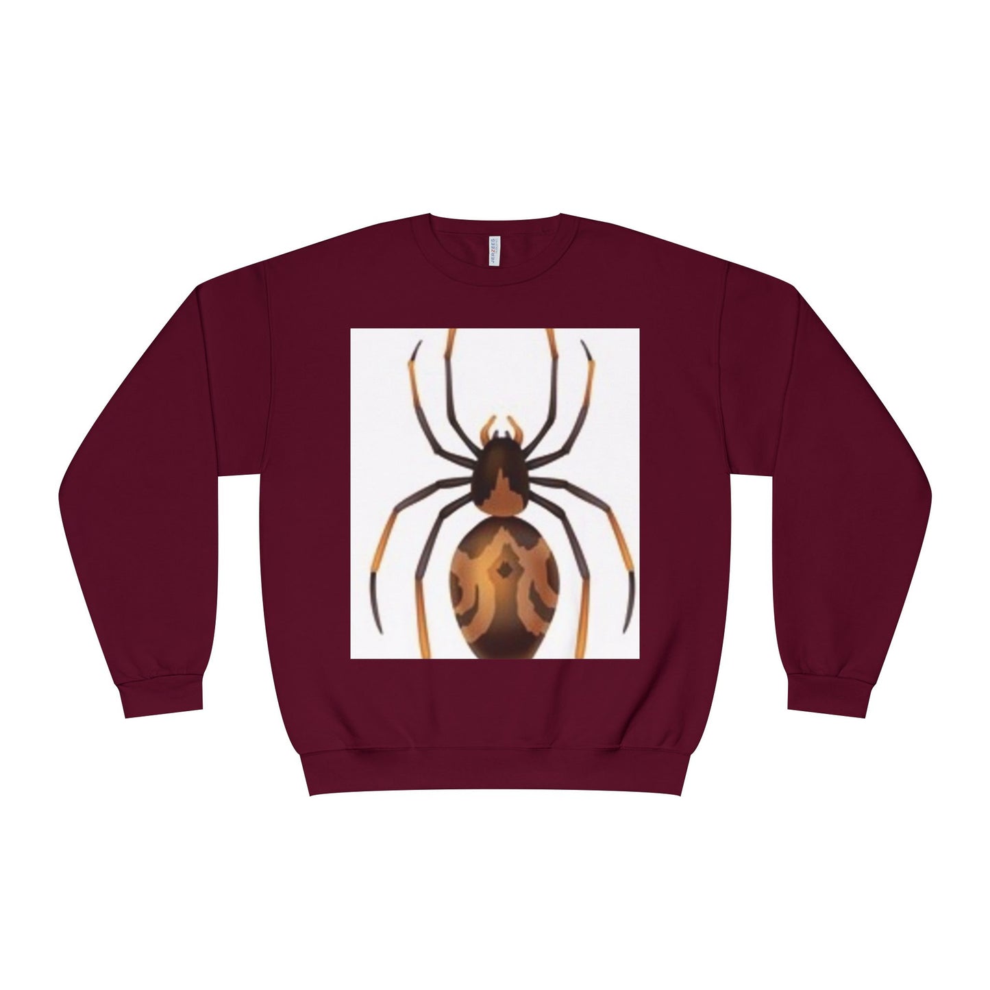 Unisex Spider Graphic Crewneck Sweatshirt - Cozy Fall Fashion