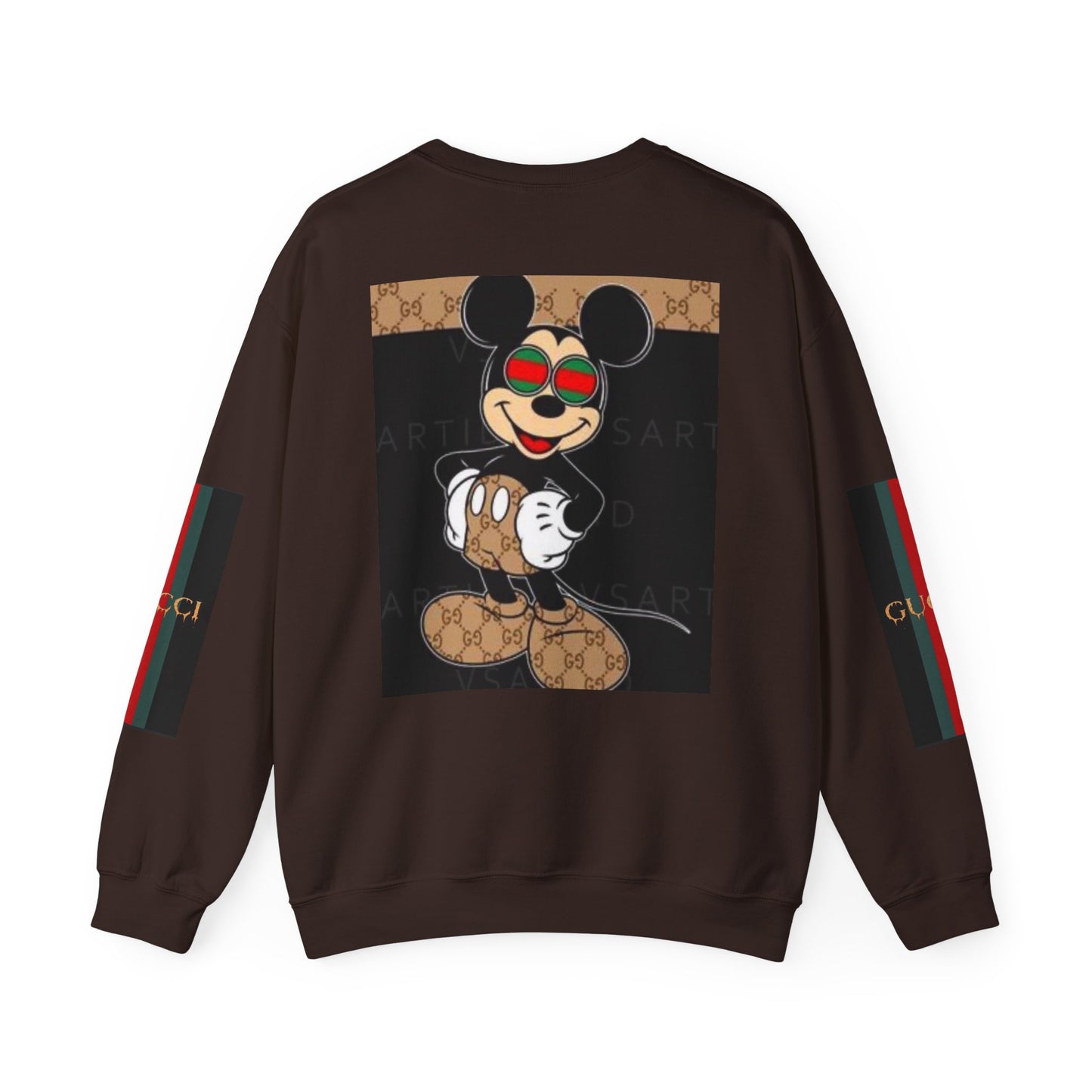 Gucci-Inspired Mickey Mouse Unisex Heavy Blend™ Crewneck Sweatshirt