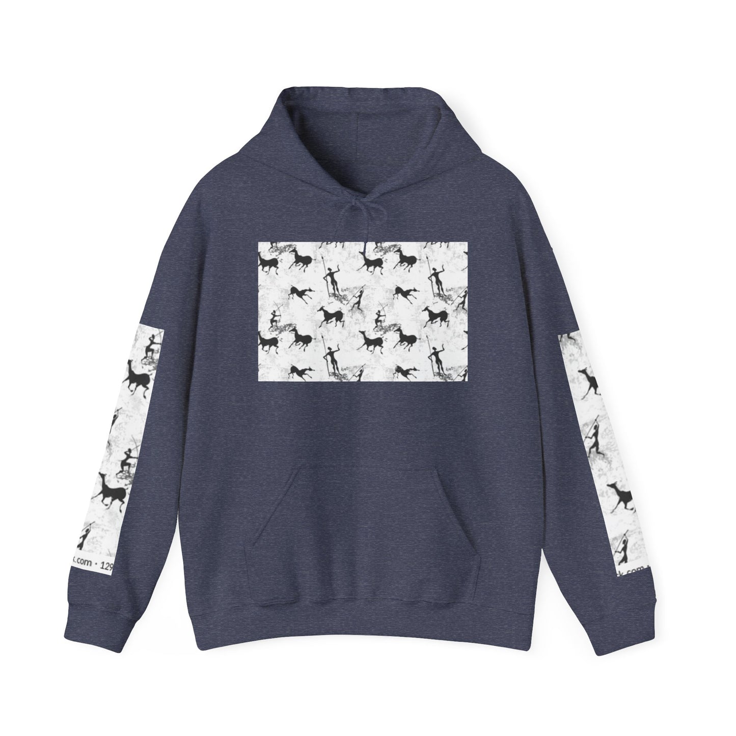 Unisex Heavy Blend Hooded Sweatshirt - Equestrian-Inspired Design