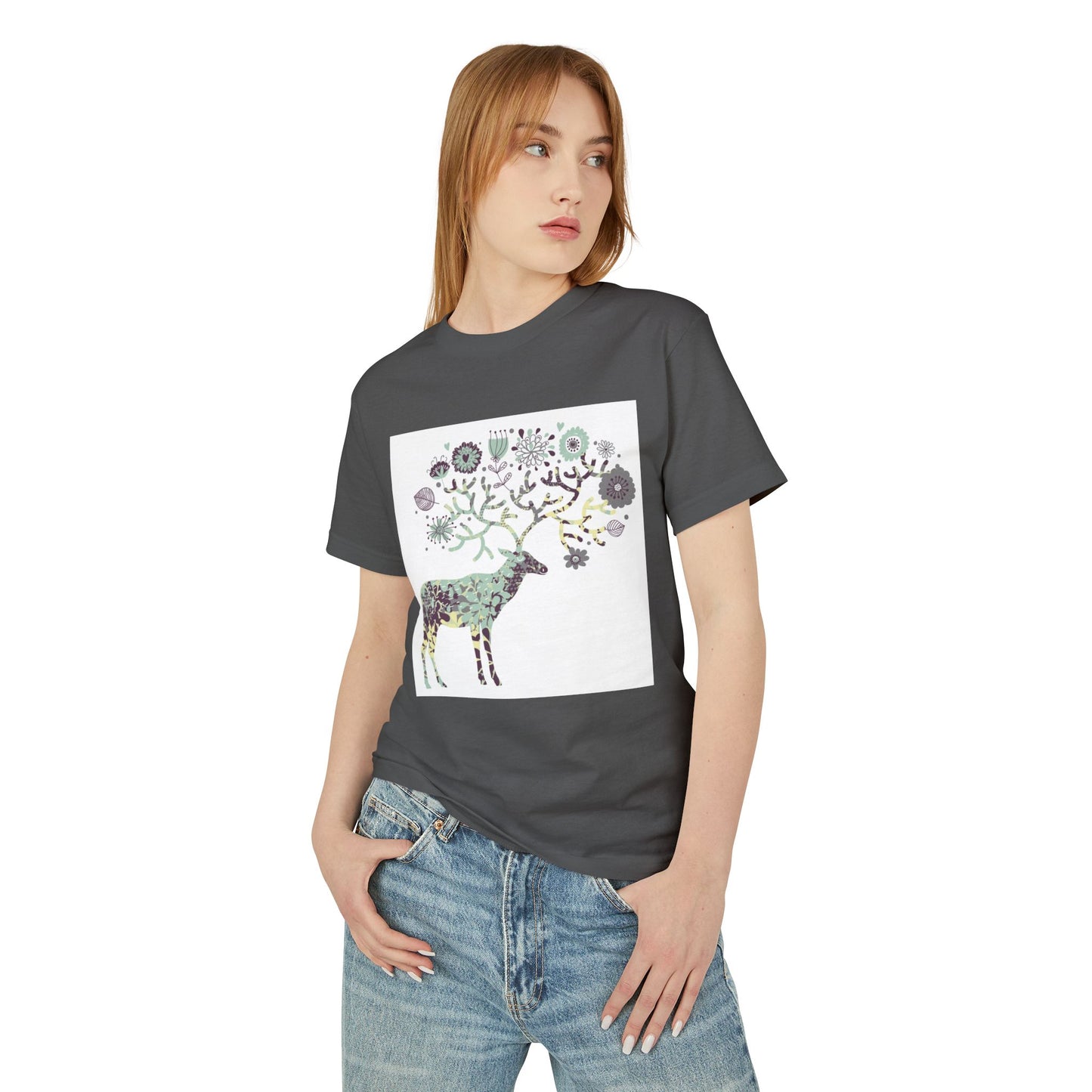 Nature-Inspired Unisex Cotton Tee - Tree of Life Design