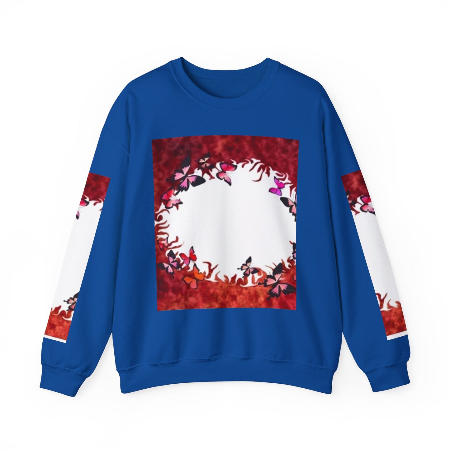 Floral Nature Crewneck Sweatshirt - Cozy Unisex Pullover for Nature Lovers