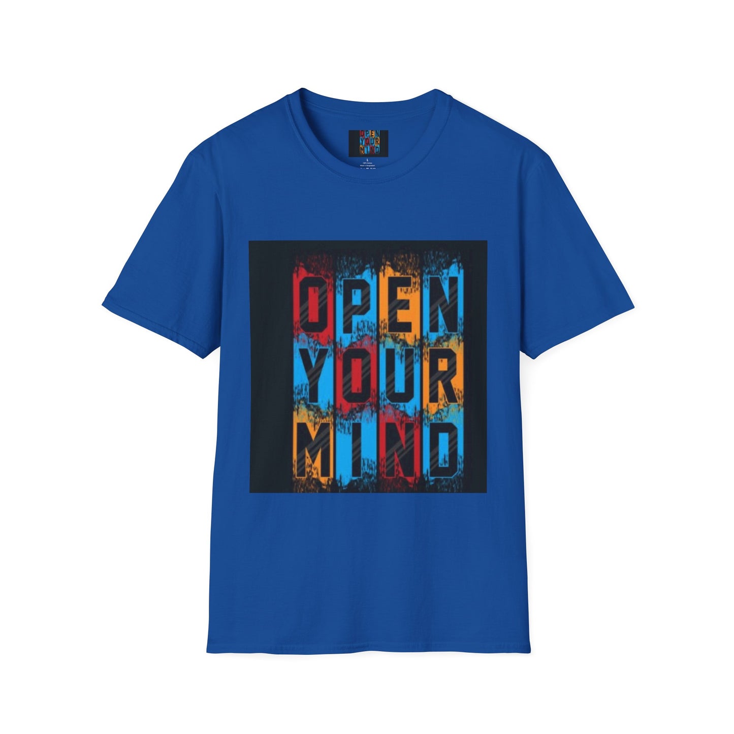 Open Your Mind Unisex Softstyle T-Shirt - Inspiring Wear for Creative Souls