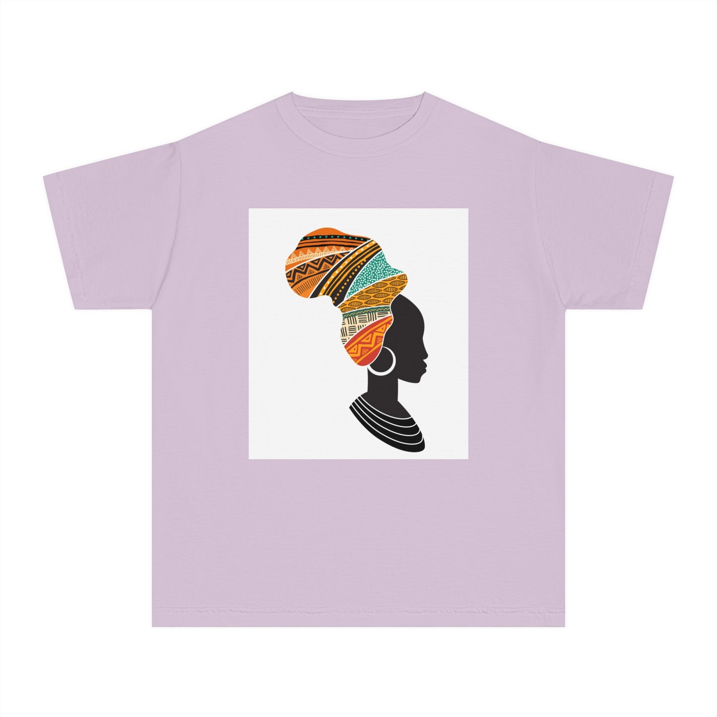 Youth Midweight Tee - African Heritage Design for Creative Kids