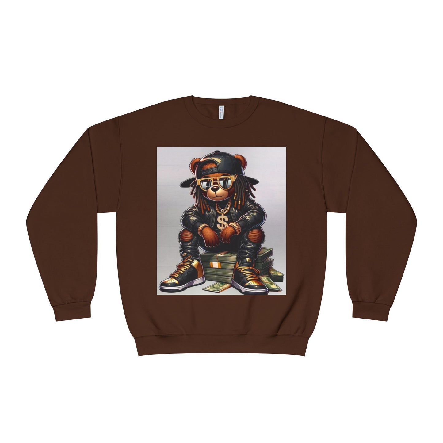 Cool Bear Money Crewneck Sweatshirt