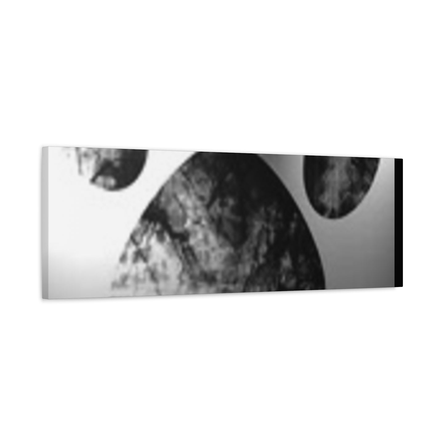 Black Paw Print Canvas Art - Modern Animal Decor for Pet Lovers