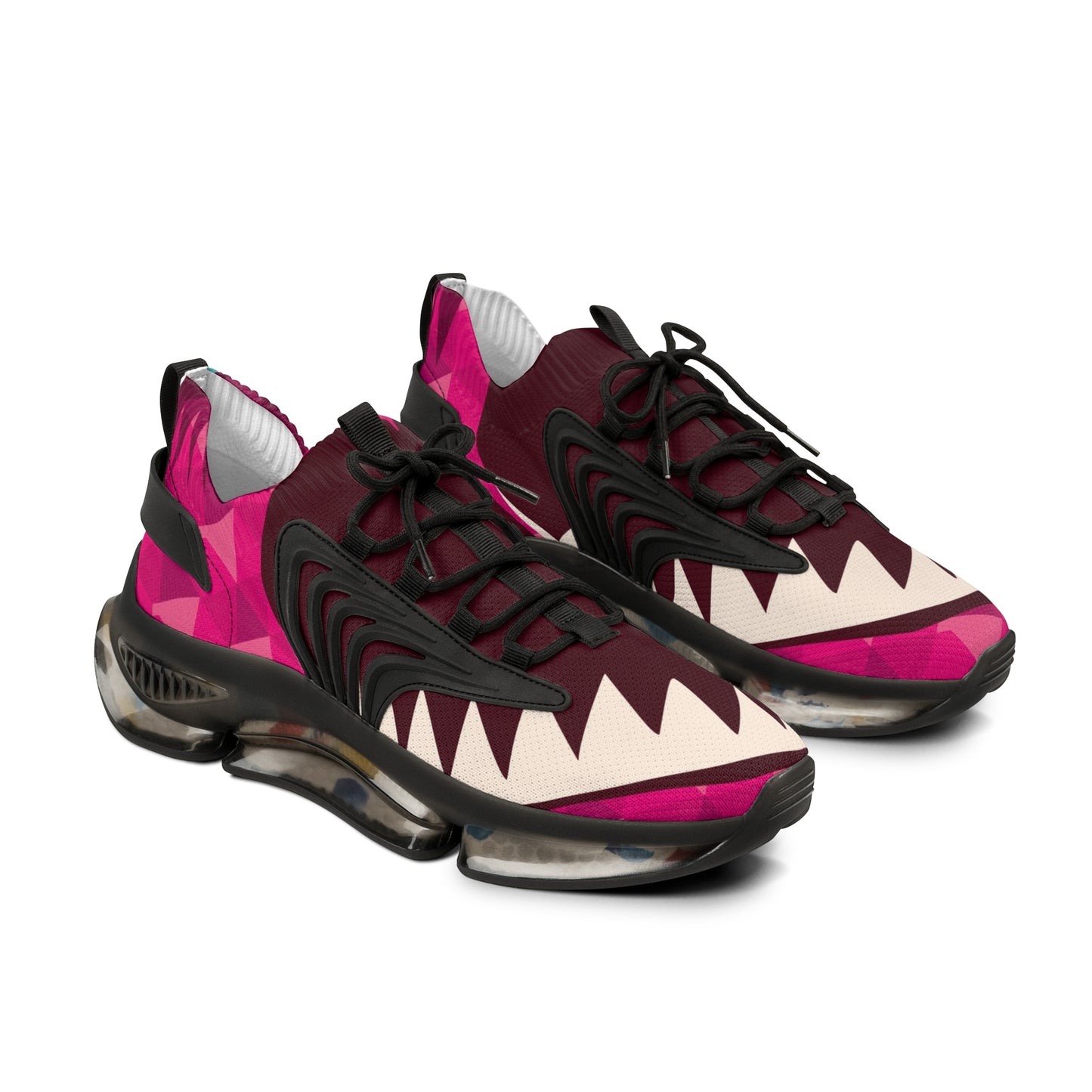 Men's Stylish Mesh Sneakers - Trendy Athletic Footwear with Bold Design