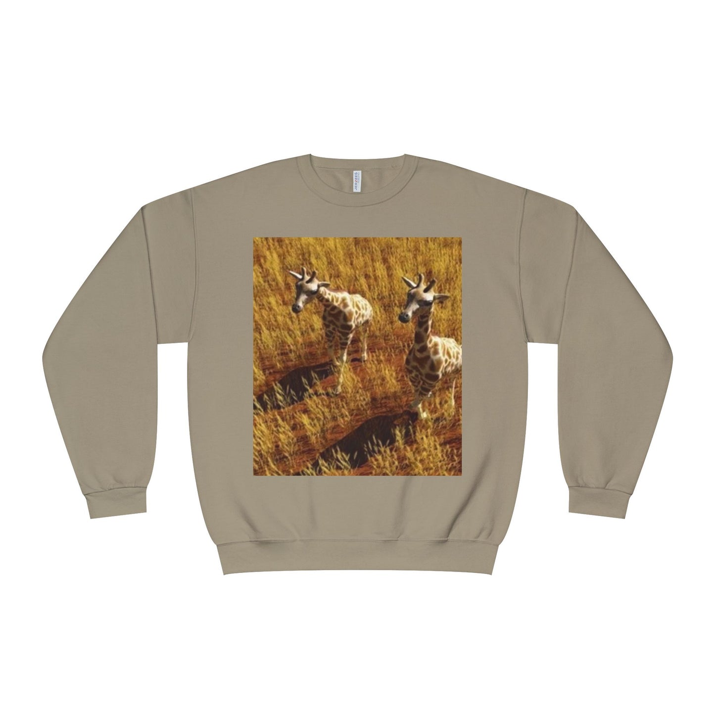 Giraffe Inspired Cozy Sweatshirt - Perfect for Wildlife Lovers