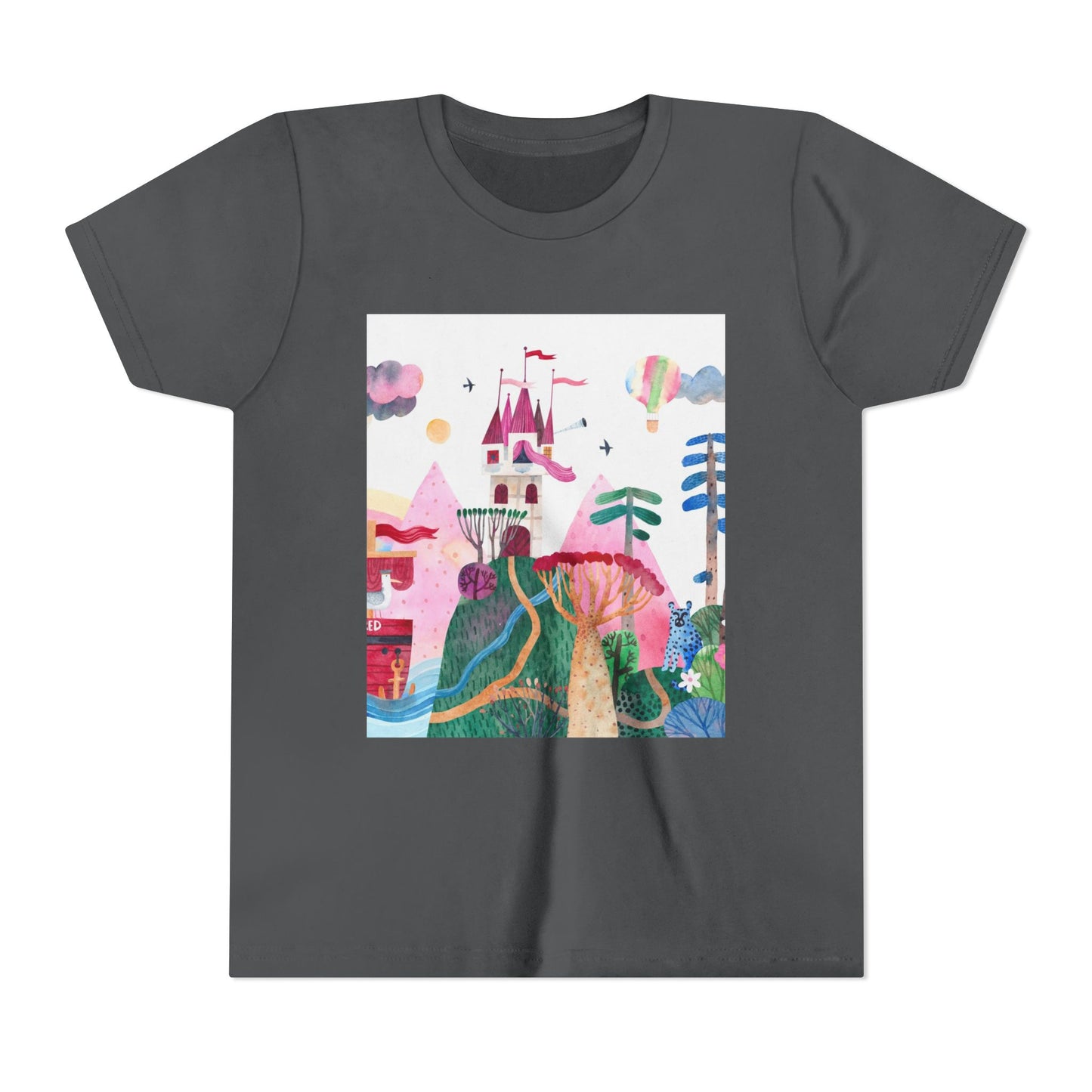 Mermaid Dreams Youth Tee - Cute Short Sleeve T-Shirt for Girls