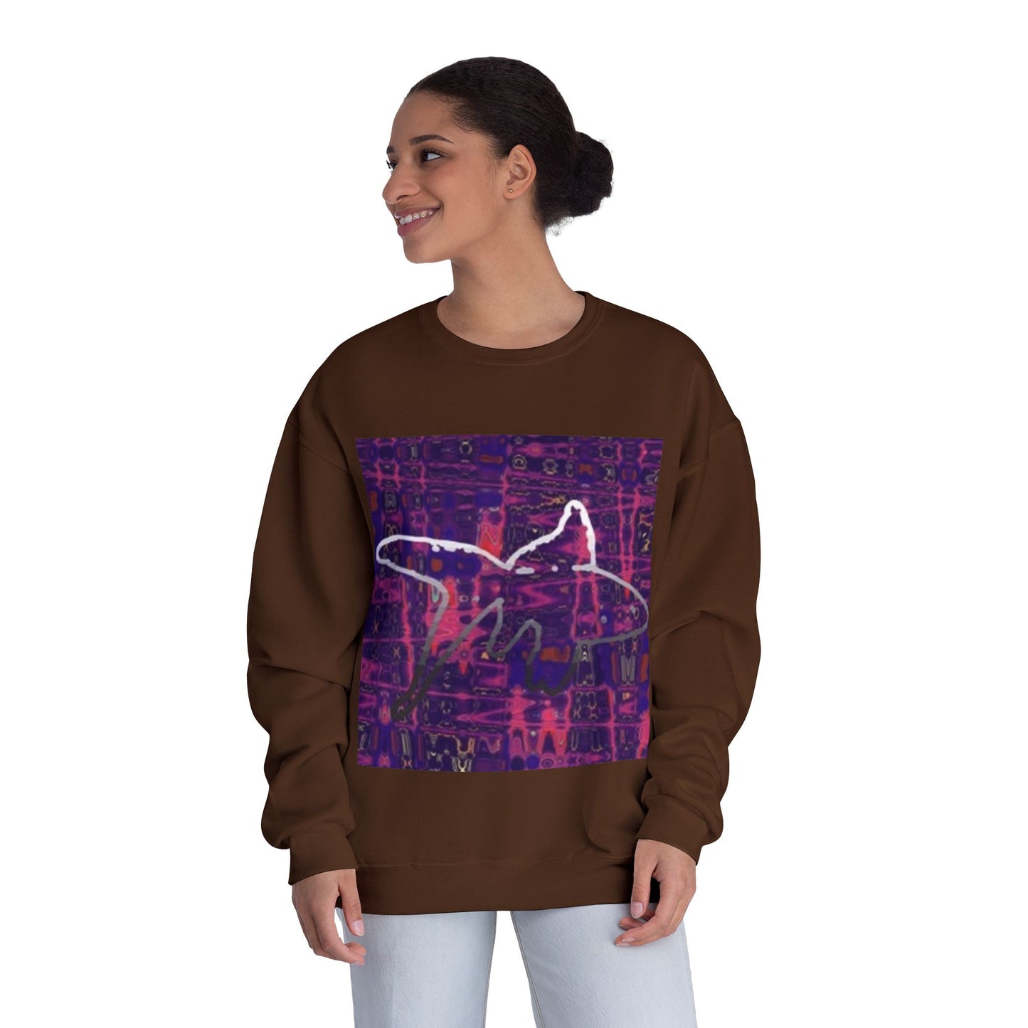 Artistic Crewneck Sweatshirt - Unisex Abstract Design for Cozy Comfort
