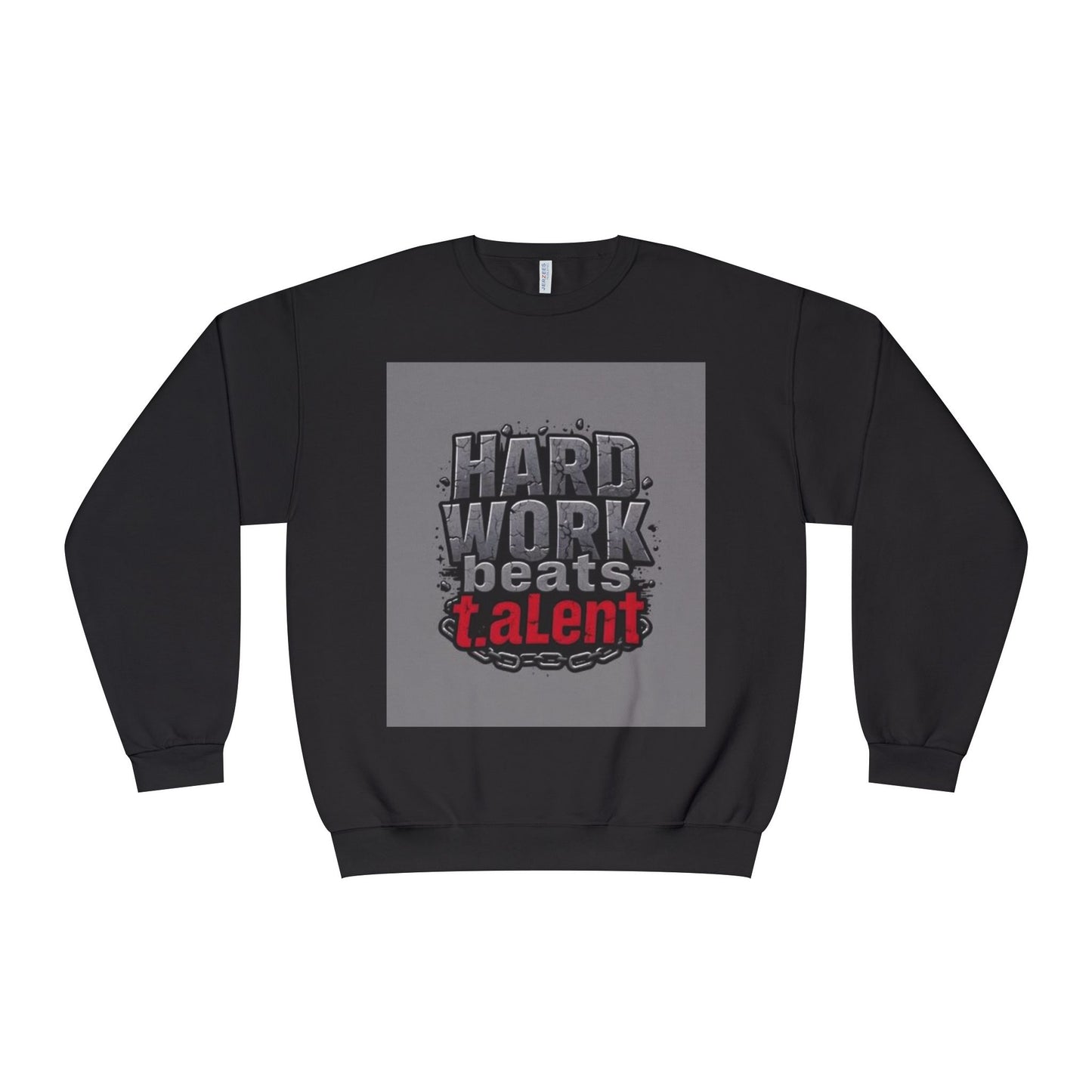 Stylish Abstract Red & Black Crewneck Sweatshirt - Unisex Casual Wear