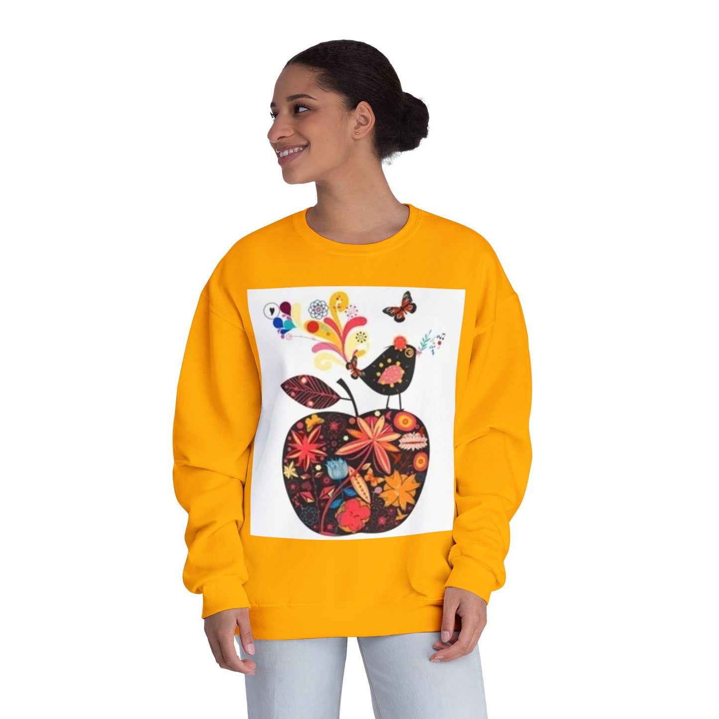 Bright Floral Unisex Crewneck Sweatshirt - Cozy and Stylish