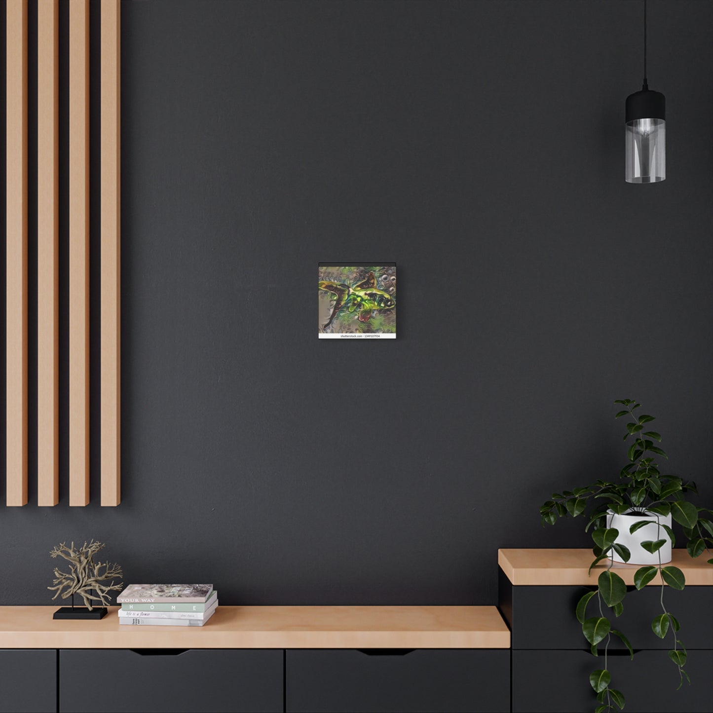 Abstract Nature Canvas Art - Stretched Matte Wall Decor