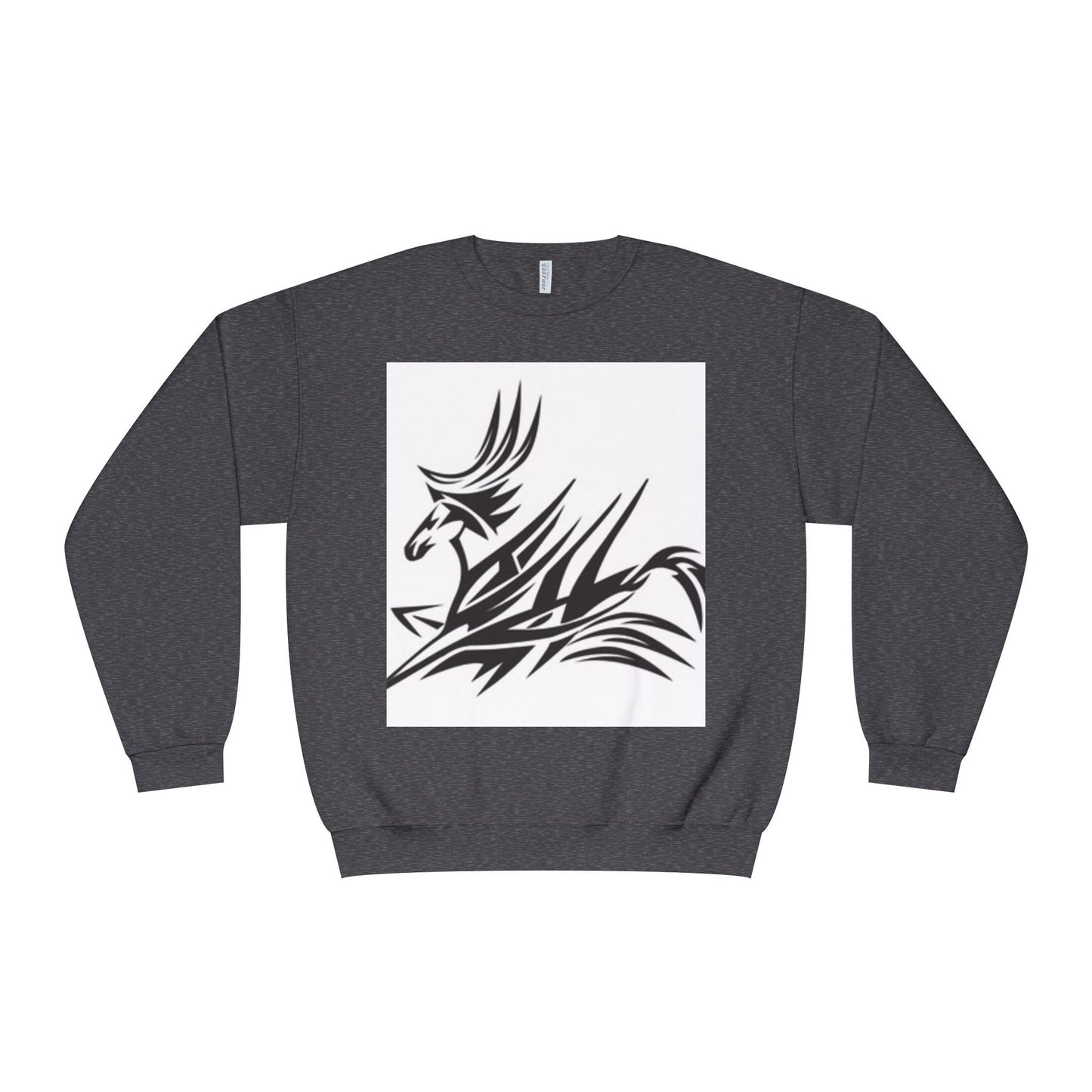 Trendy Tribal Design Unisex Crewneck Sweatshirt - Perfect for Casual Wear & Gifting