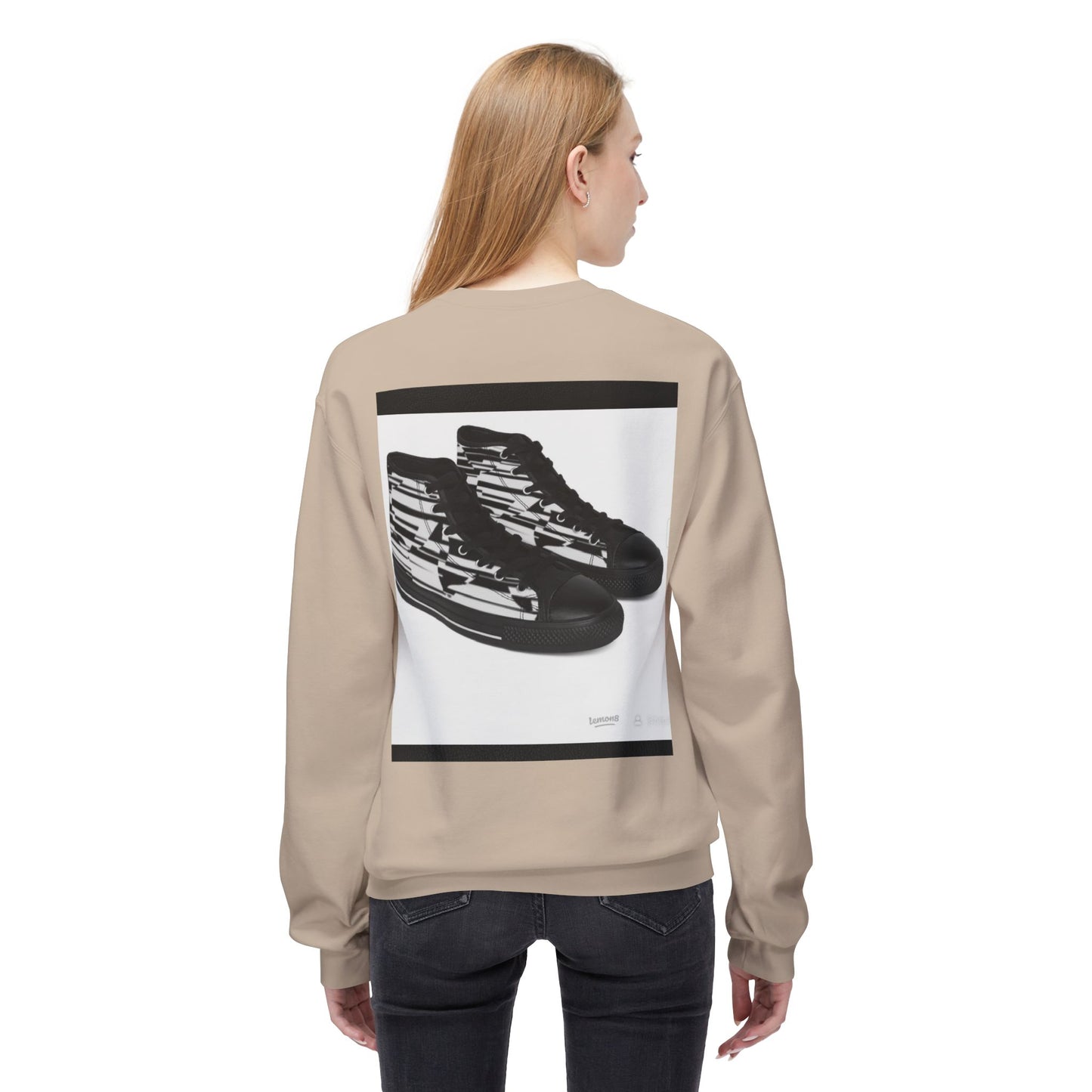 Cool Rhino and Sneakers Fleece Sweatshirt for Trendsetters