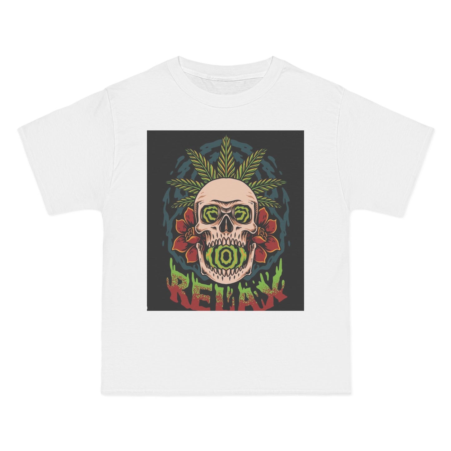Relax Skull Graphic Tee - Perfect for Festivals and Casual Days