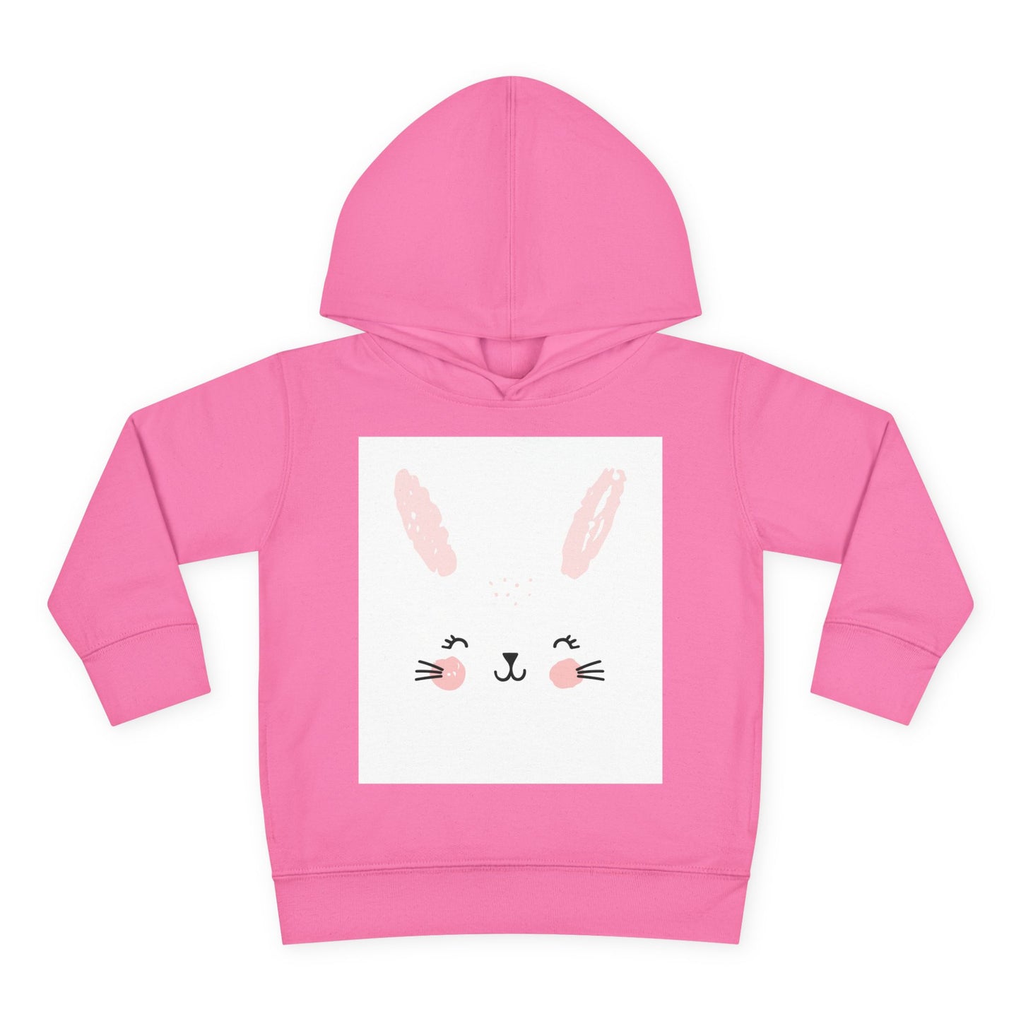 Cute Bunny Hoodie for Toddlers - Cozy Fleece Pullover