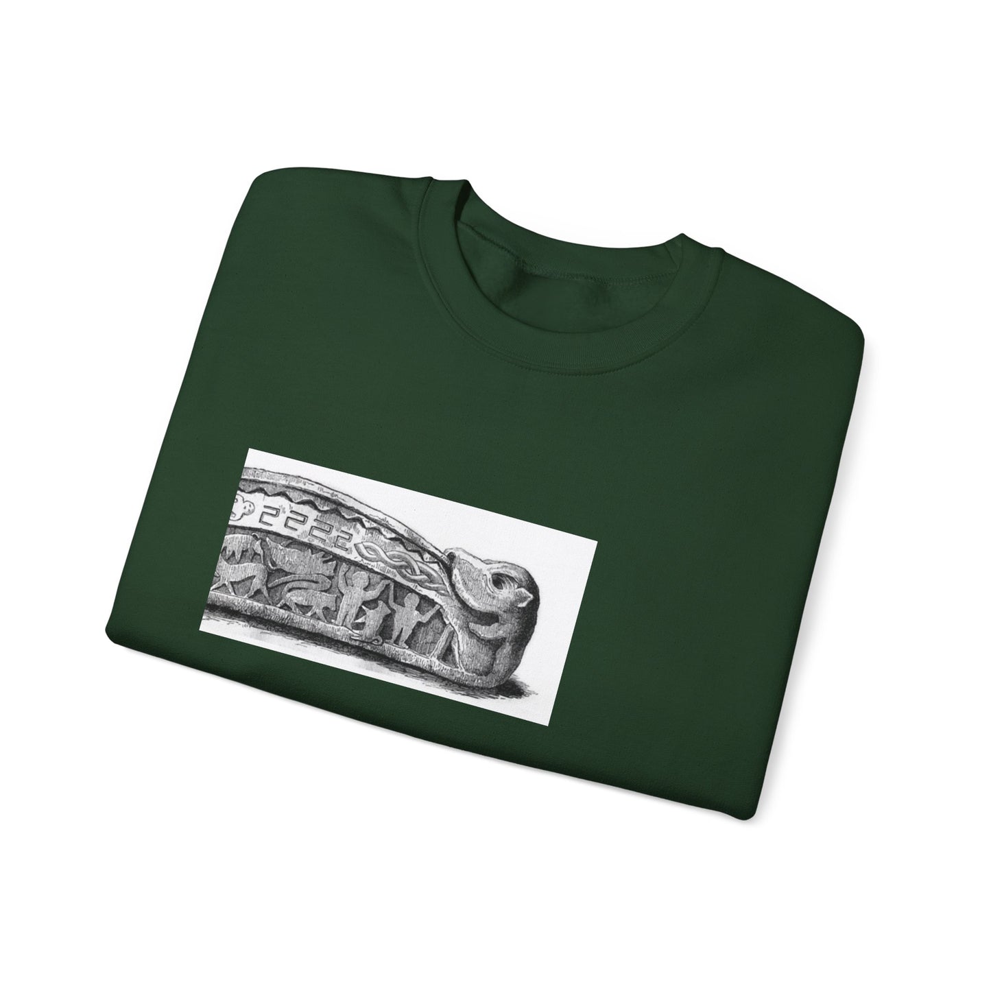 Artistic Unisex Heavy Blend™ Crewneck Sweatshirt - Vintage-Inspired Graphic Design