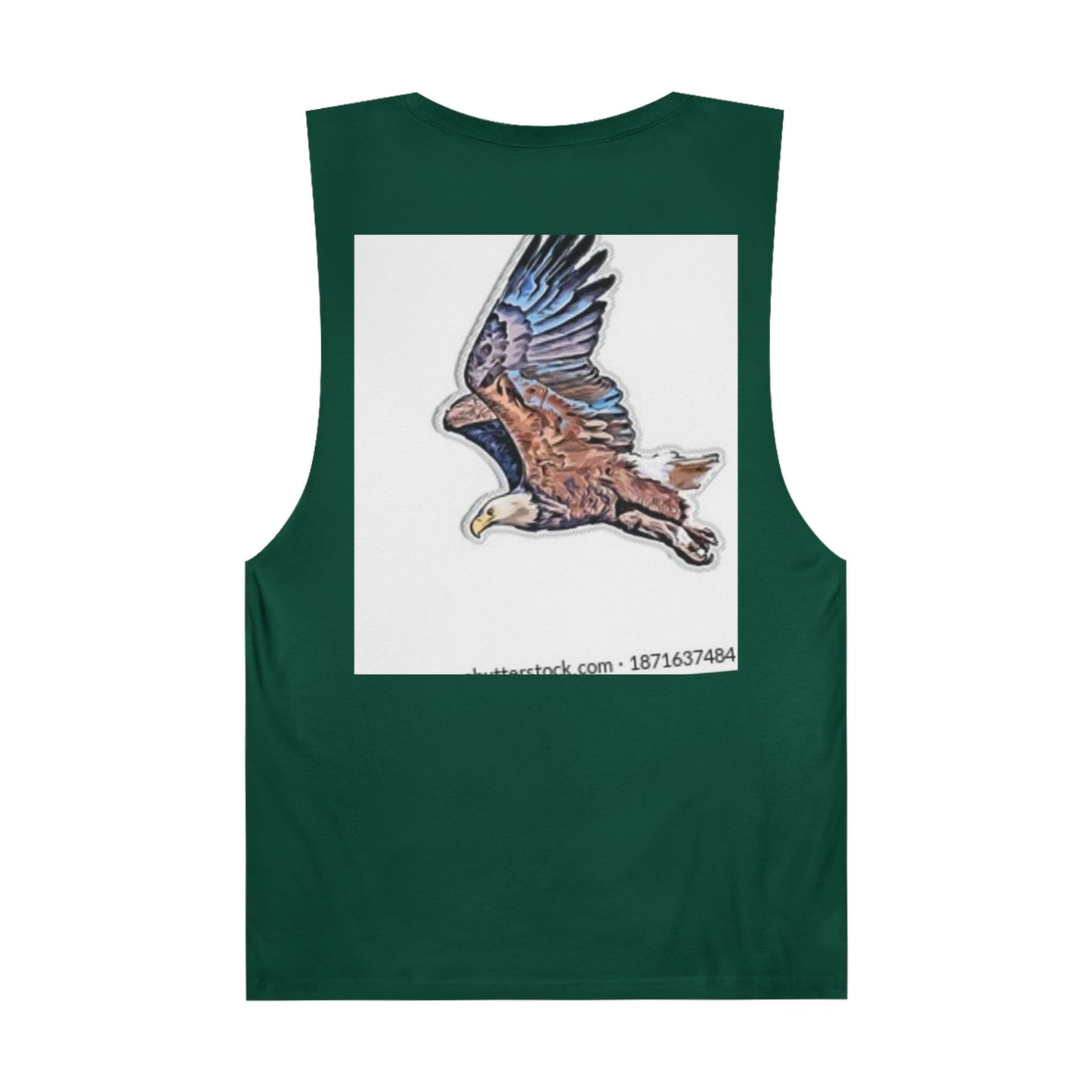 Unisex Artistic Spiderweb & Eagle Tank Top - Unique Graphic Sleeveless Tee for Nature Lovers