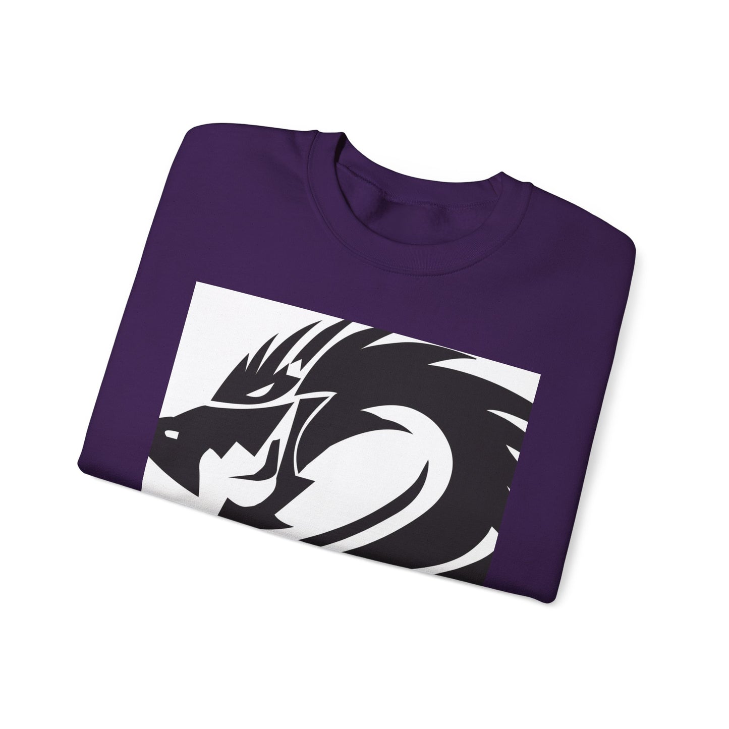 Dragon Graphic Unisex Heavy Blend Sweatshirt - Cozy and Stylish for Fantasy Enthusiasts
