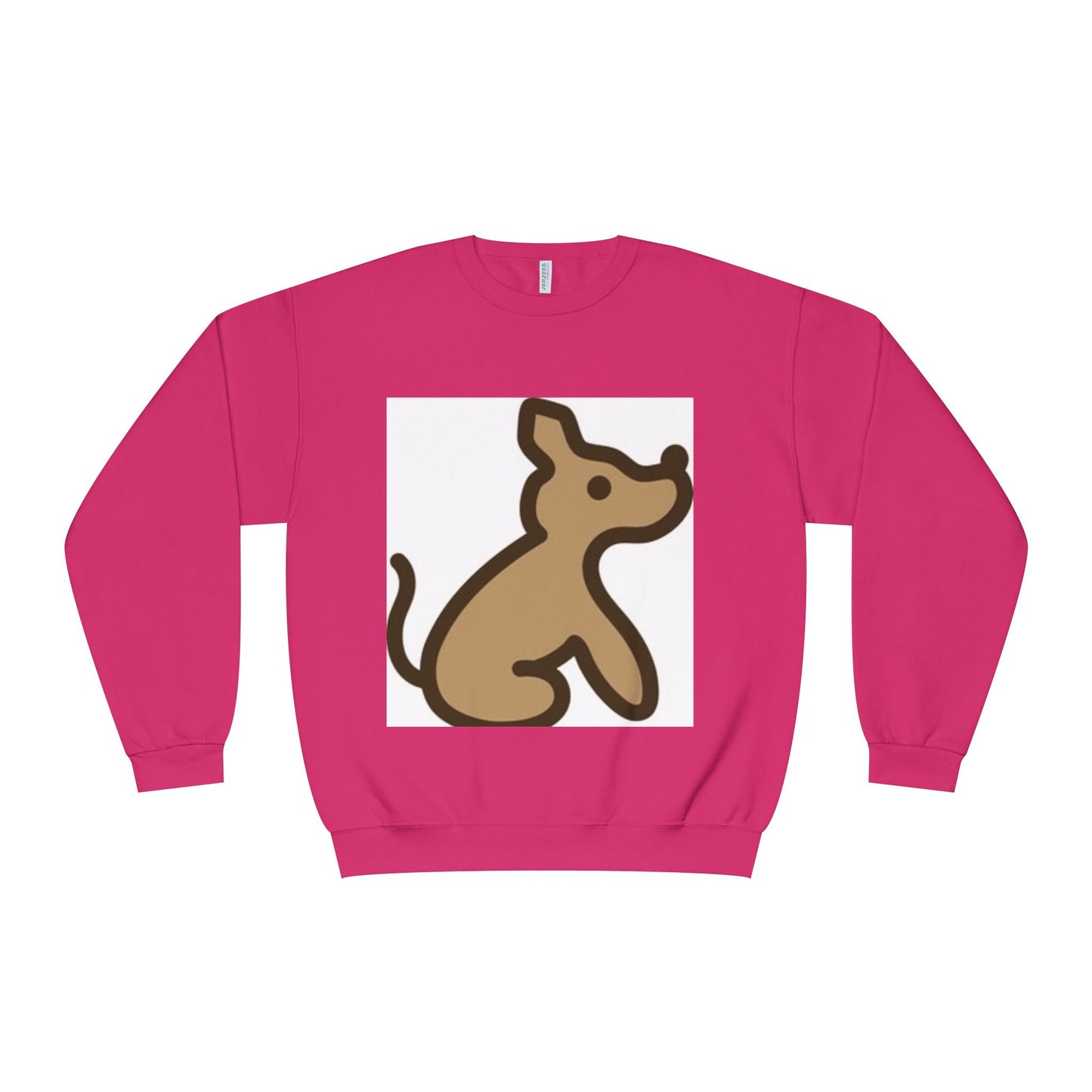 Cute Dog Illustration Unisex Crewneck Sweatshirt - Cozy Pet Lover Gift