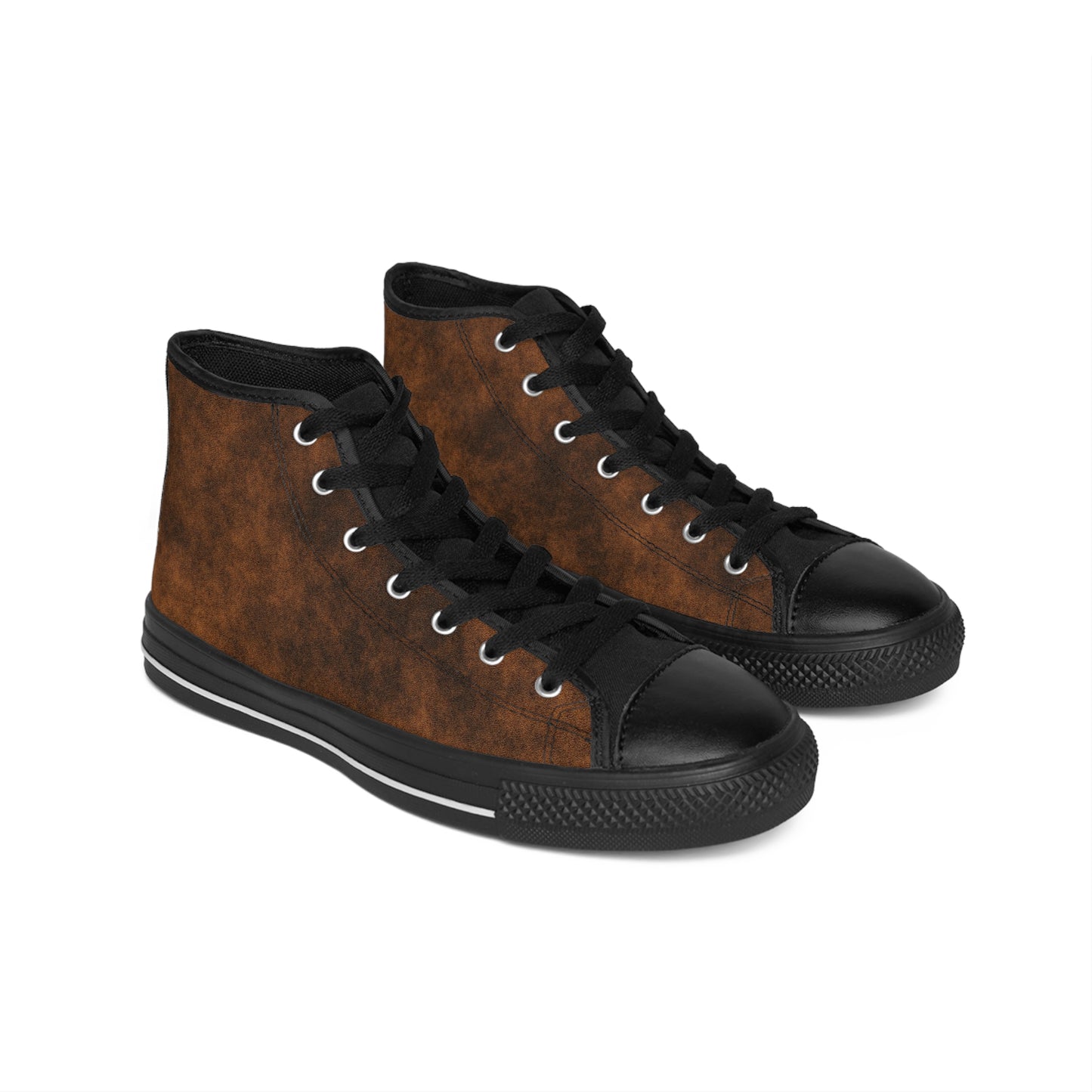 Vintage Brown High-Top Sneakers for Everyday Style
