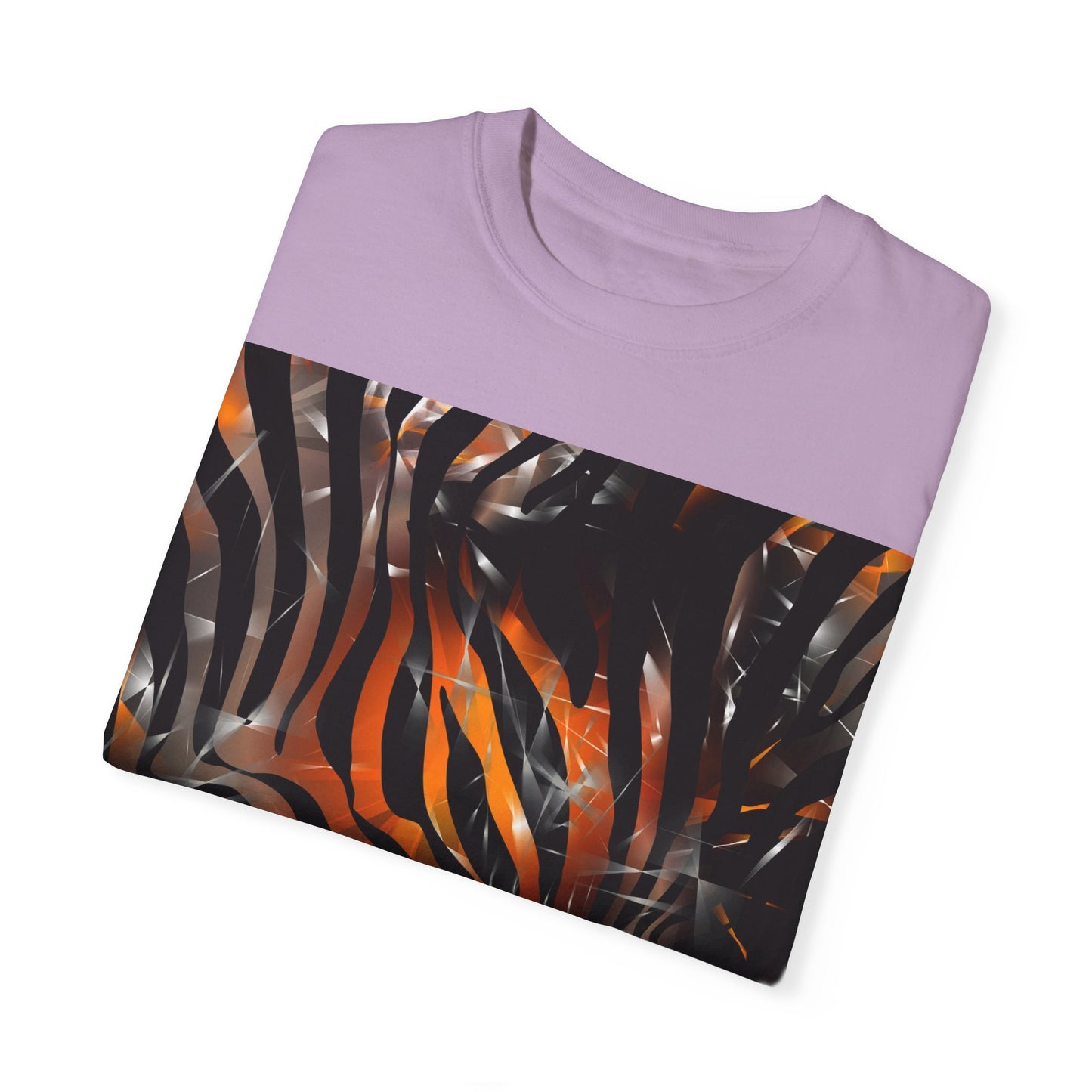Vibrant Jungle Print Unisex Garment-Dyed T-Shirt