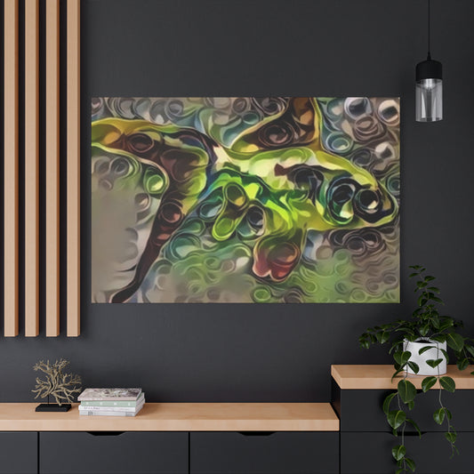 Abstract Nature Canvas Art - Stretched Matte Wall Decor