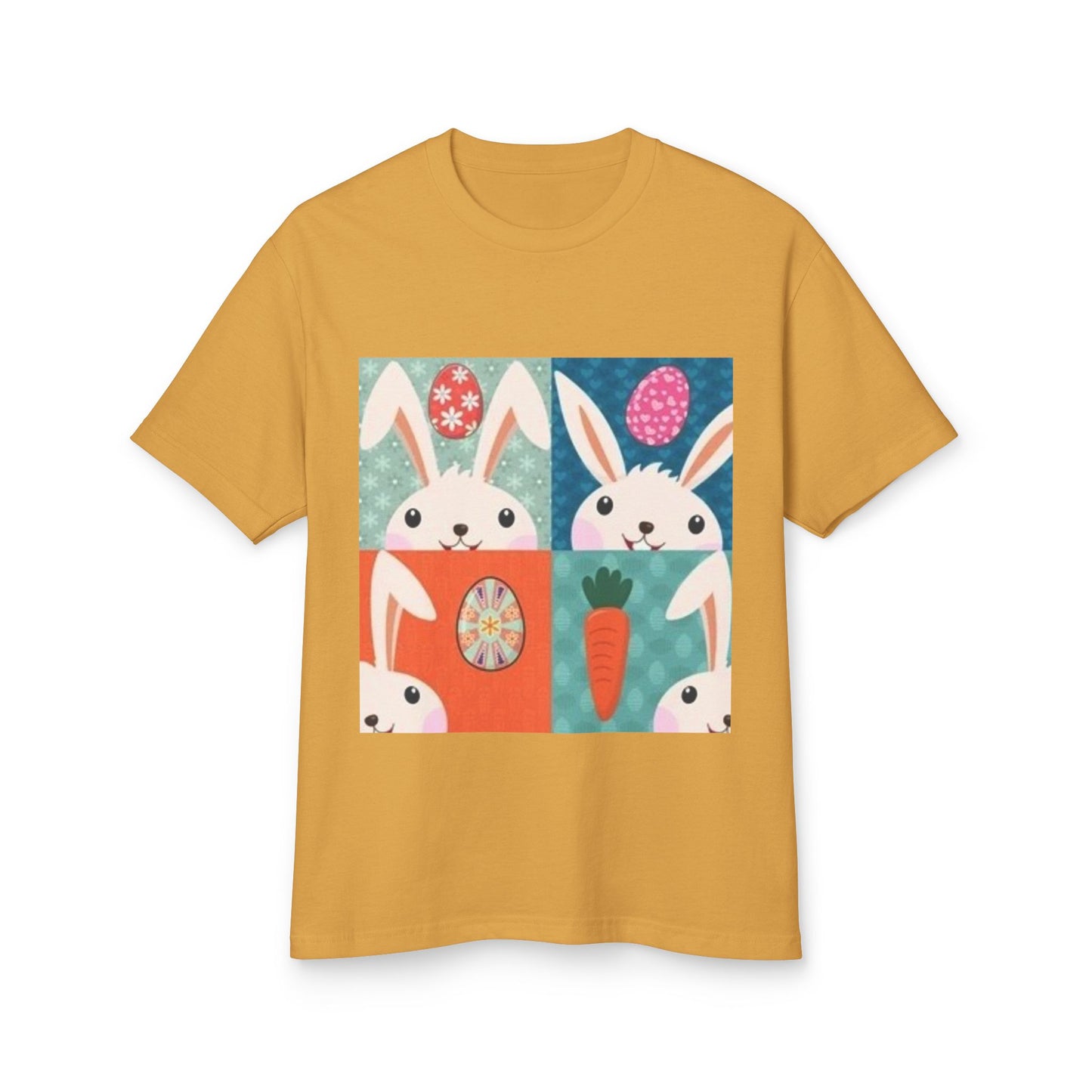 Cute Easter Bunny Tee - Unisex Garment-Dyed Cotton Shirt