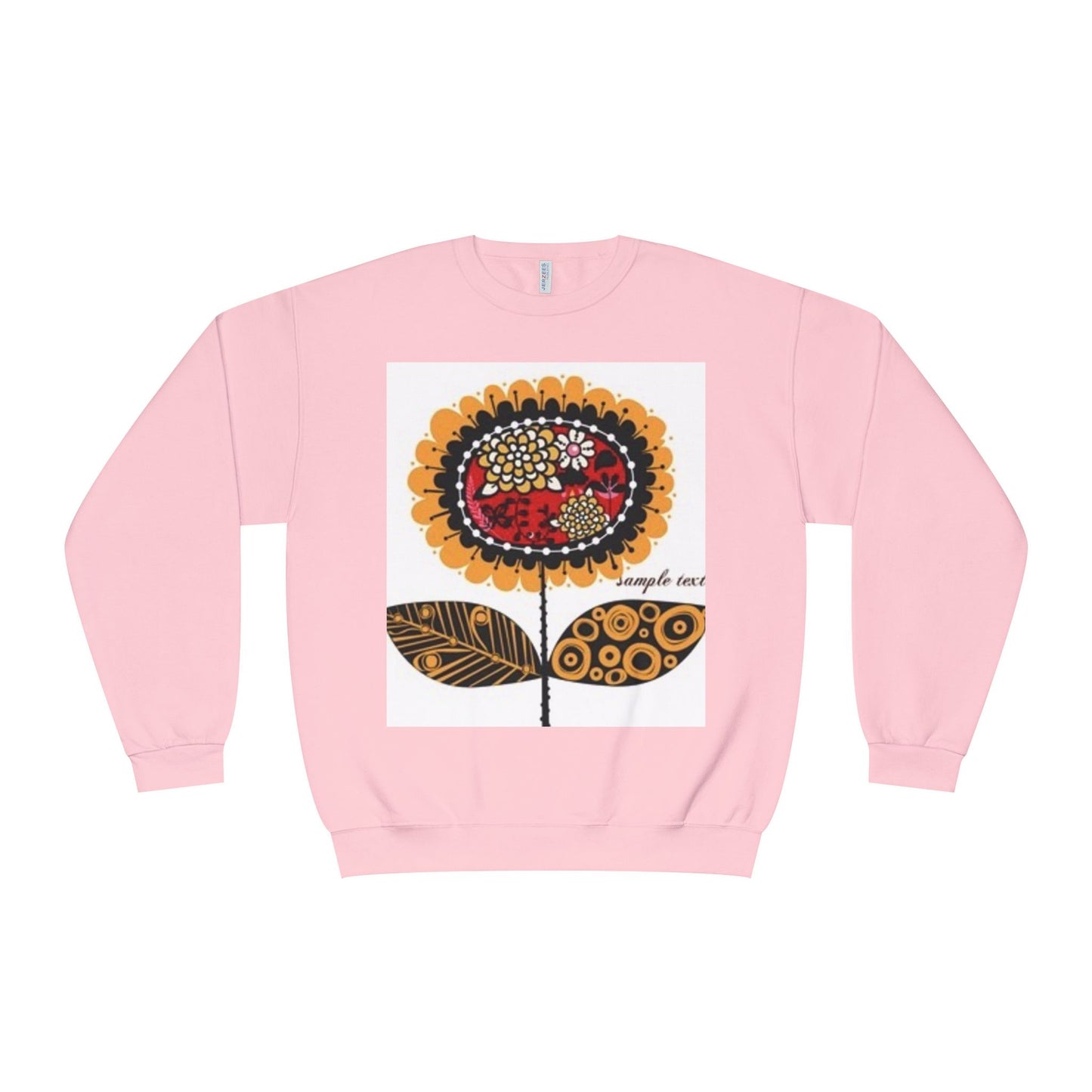 Floral Graphic Sweatshirt - Cozy Unisex Crewneck for All Occasions