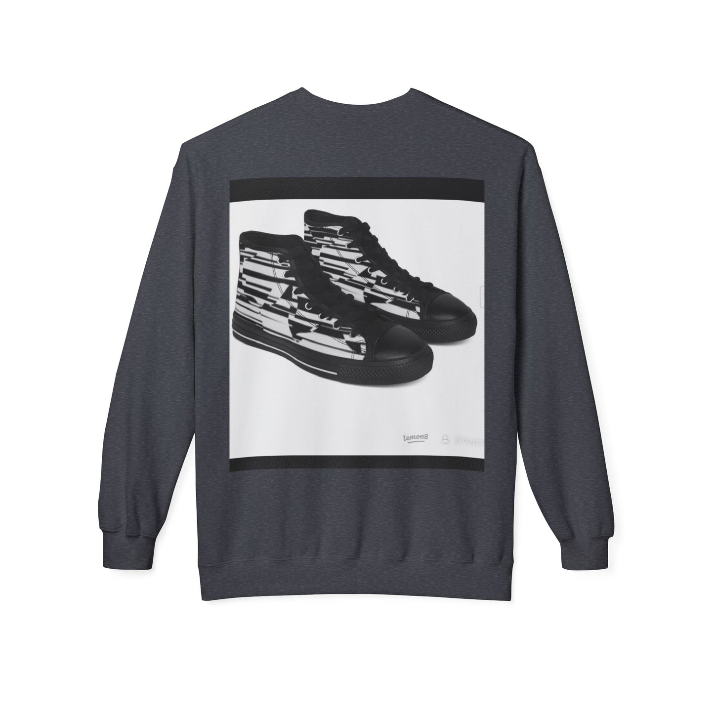 Cool Rhino and Sneakers Fleece Sweatshirt for Trendsetters