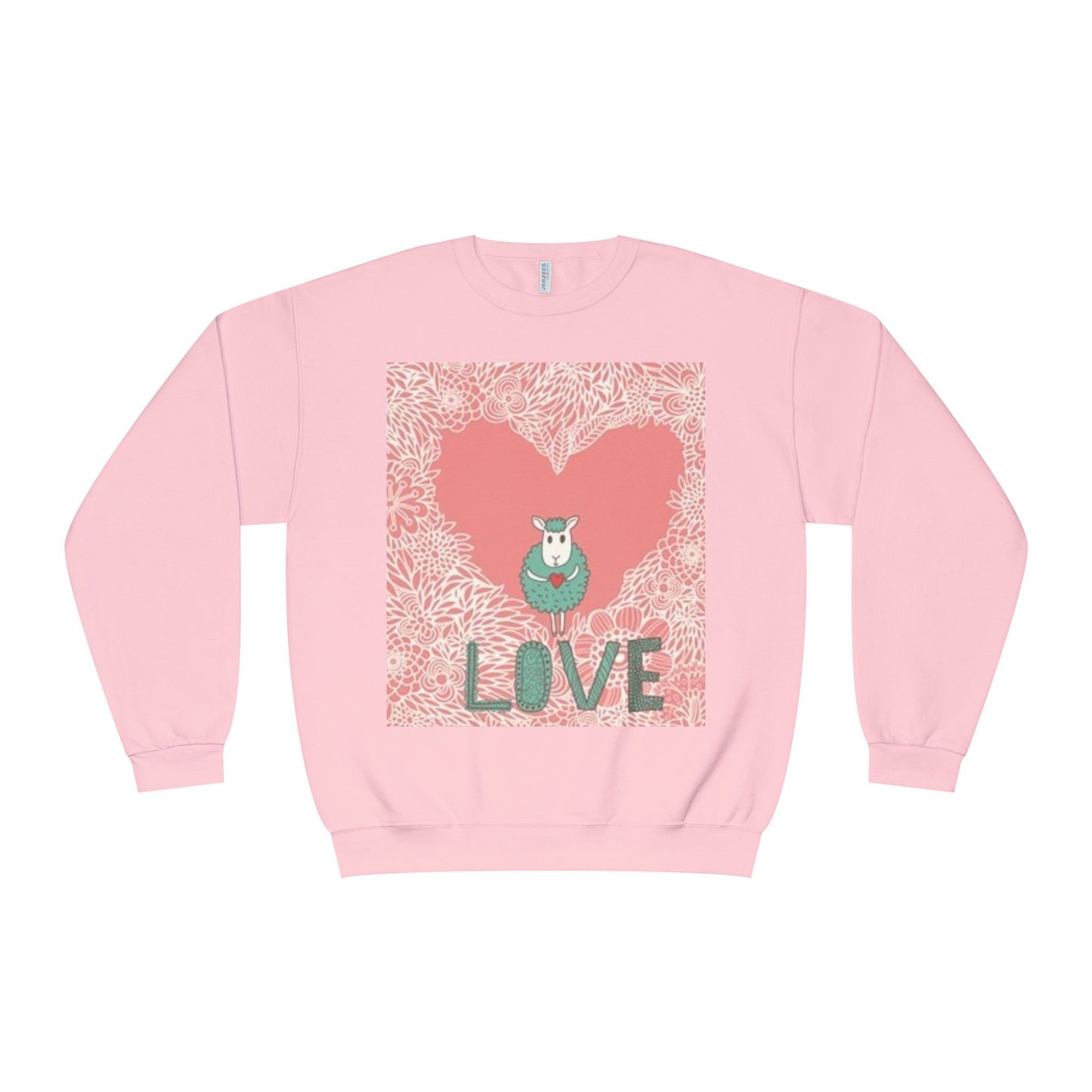 Love-Themed Unisex NuBlend® Crewneck Sweatshirt