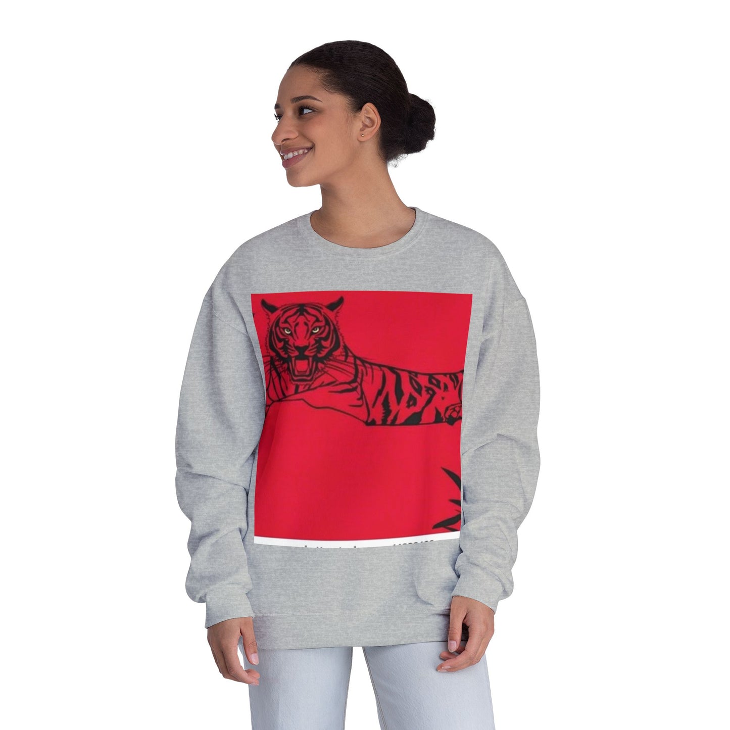 Bold Tiger Graphic Unisex Sweatshirt - Chill Vibes, Perfect for Every Occasion