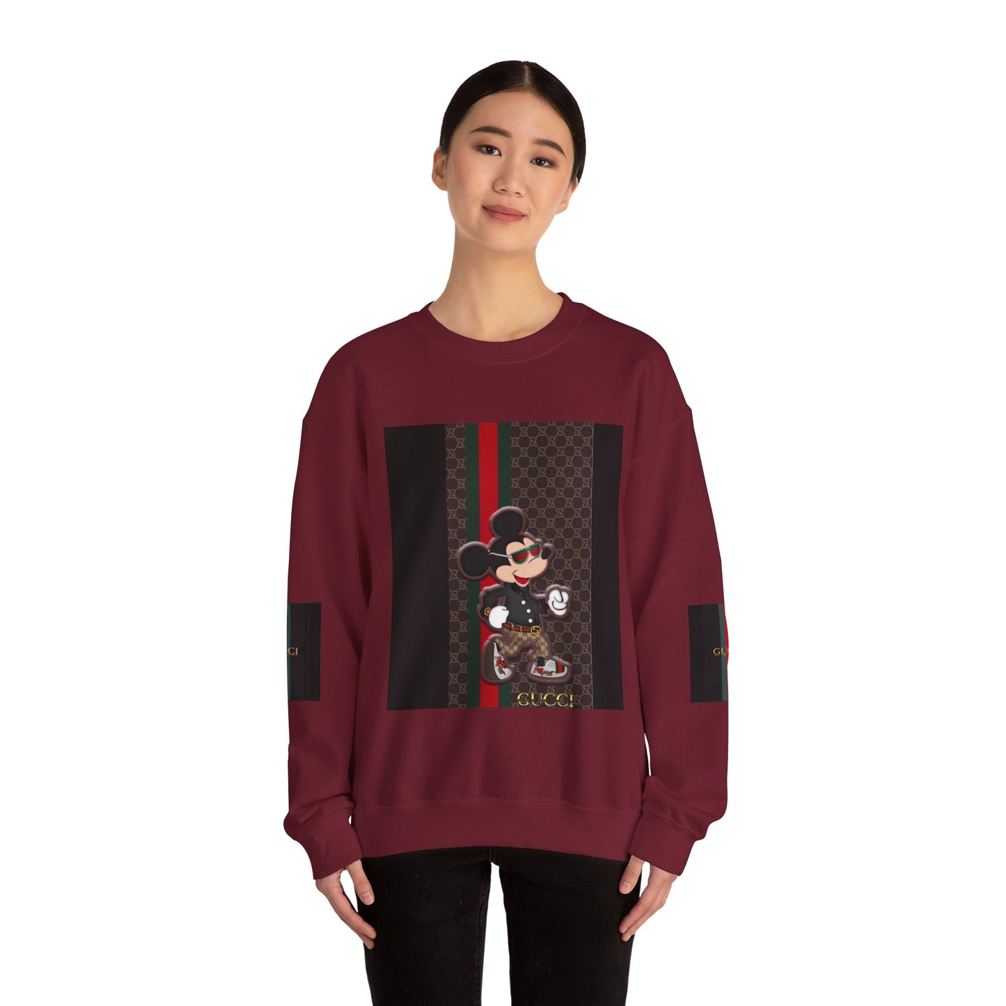 Limited Edition Gucci Inspired Mickey Mouse Crewneck Sweatshirt