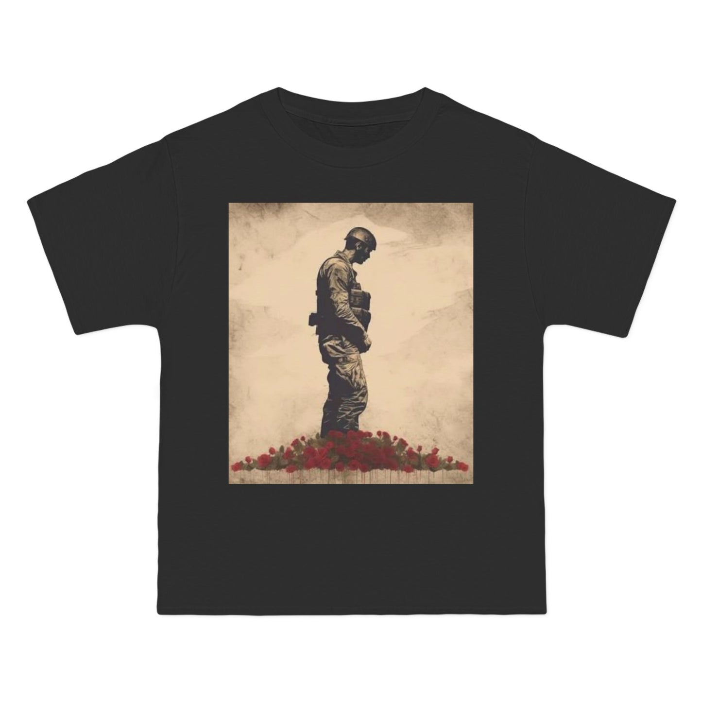 Patriotic Soldier Graphic Tee - Remembrance & Honor