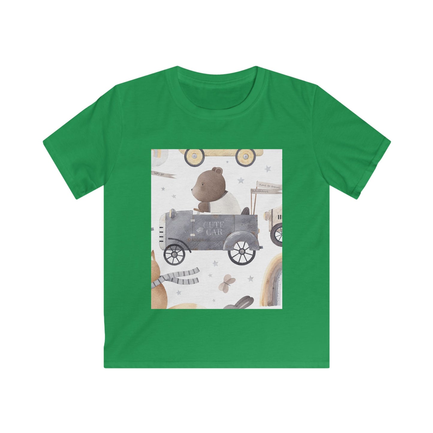 Cute Bear Adventure Kids Tee - Perfect for Playtime and Gifts