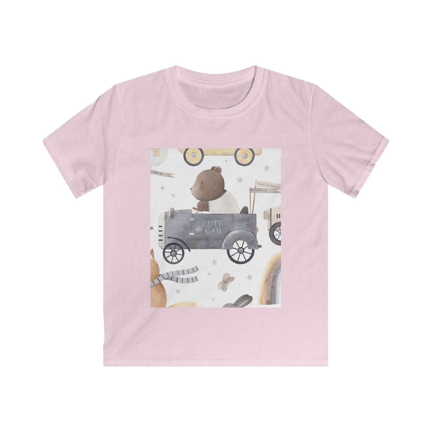 Cute Bear Adventure Kids Tee - Perfect for Playtime and Gifts