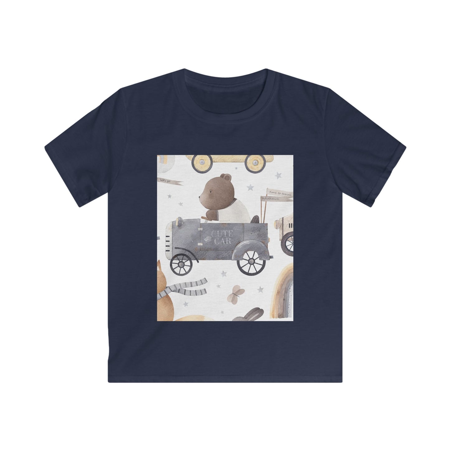 Cute Bear Adventure Kids Tee - Perfect for Playtime and Gifts