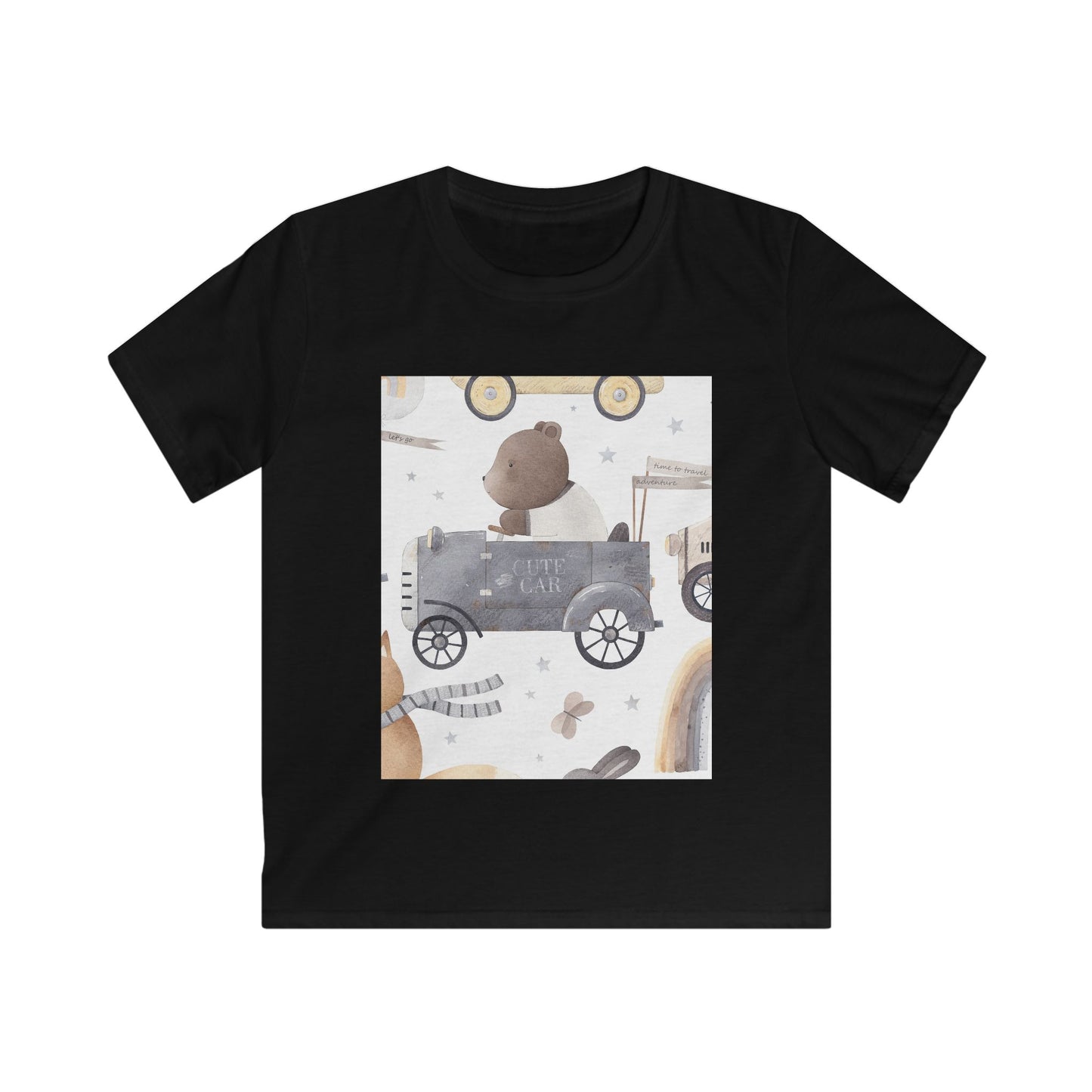 Cute Bear Adventure Kids Tee - Perfect for Playtime and Gifts