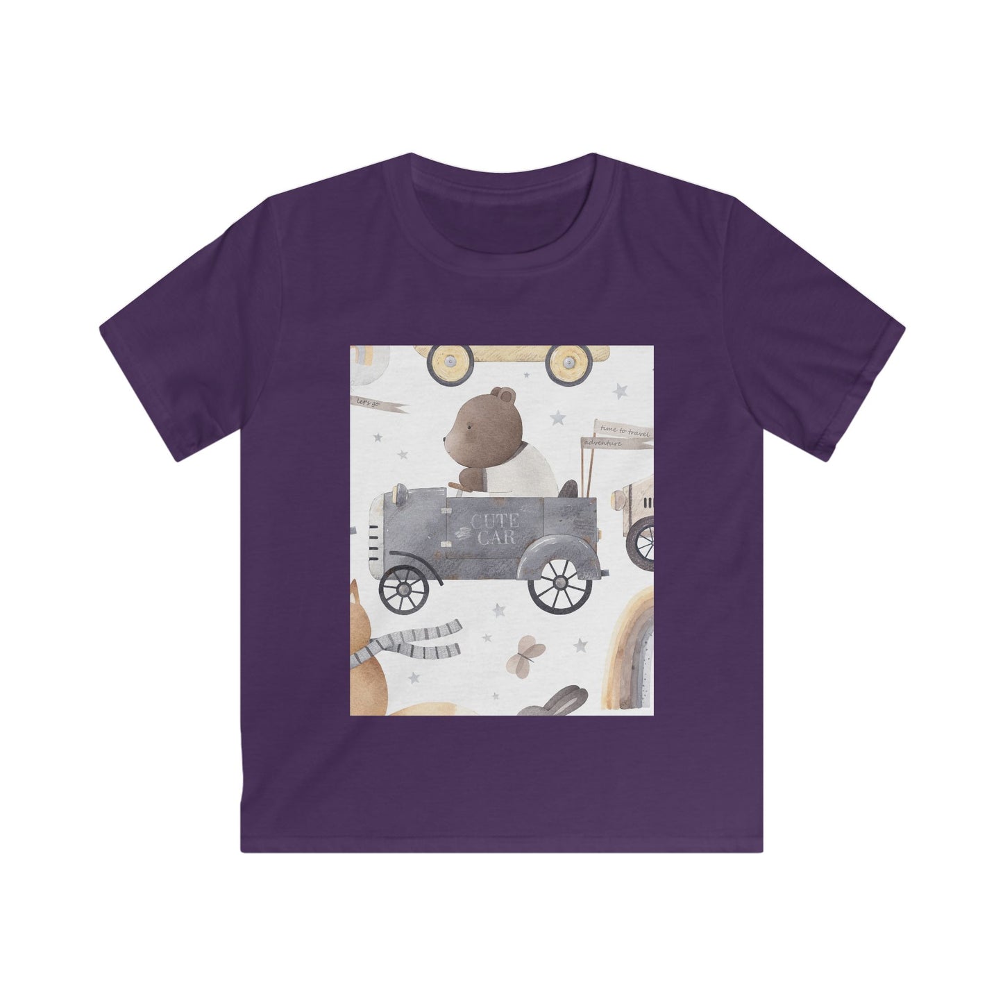 Cute Bear Adventure Kids Tee - Perfect for Playtime and Gifts