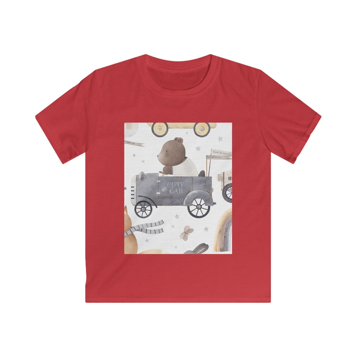 Cute Bear Adventure Kids Tee - Perfect for Playtime and Gifts