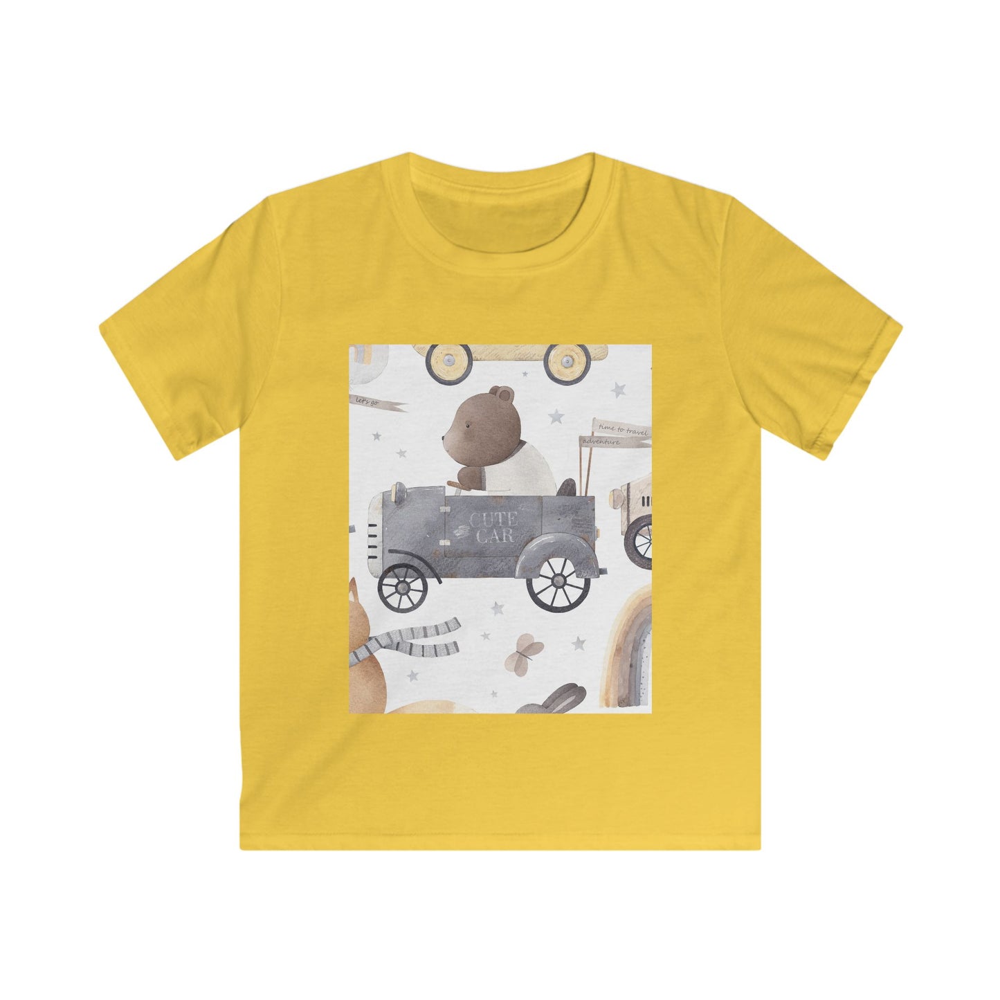Cute Bear Adventure Kids Tee - Perfect for Playtime and Gifts