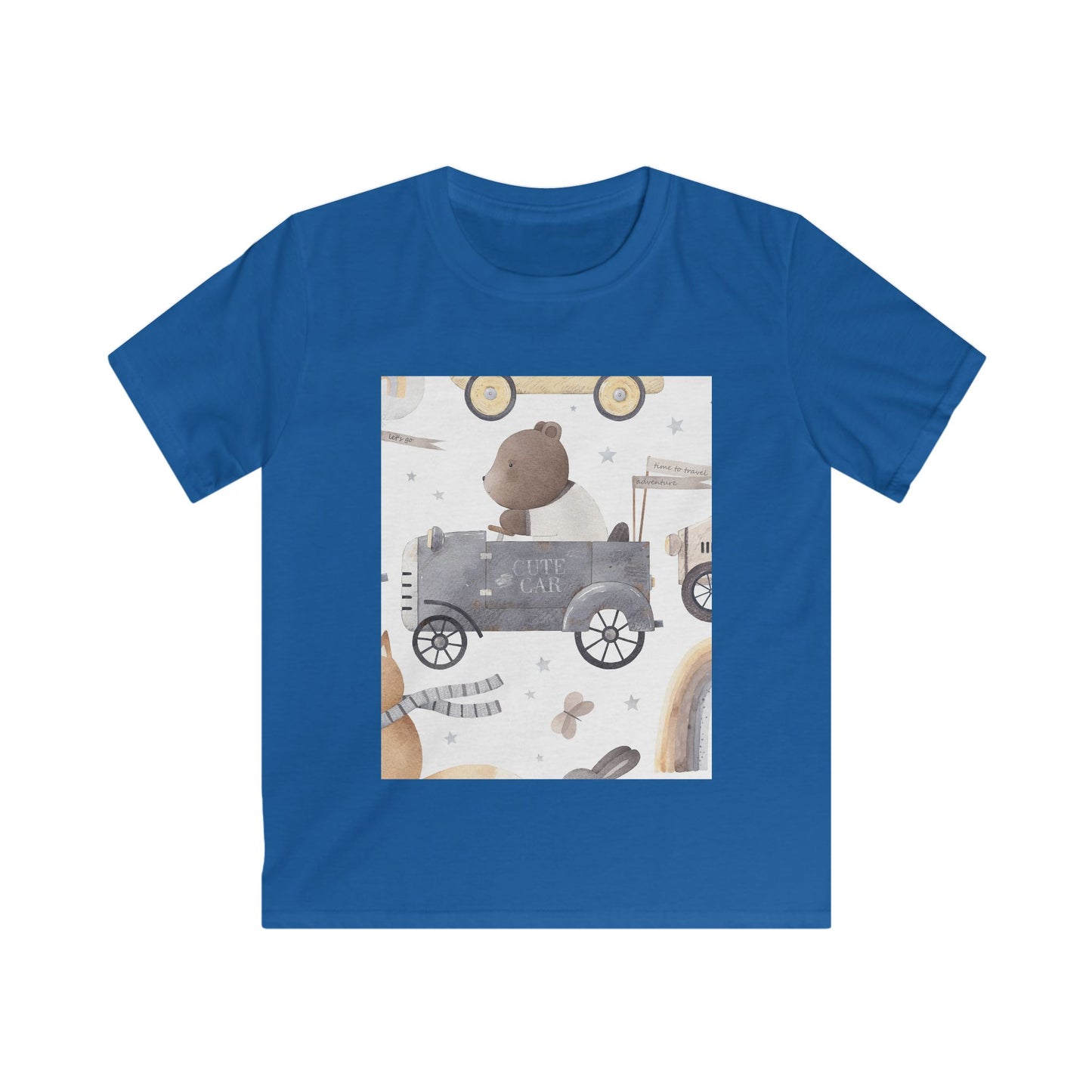 Cute Bear Adventure Kids Tee - Perfect for Playtime and Gifts
