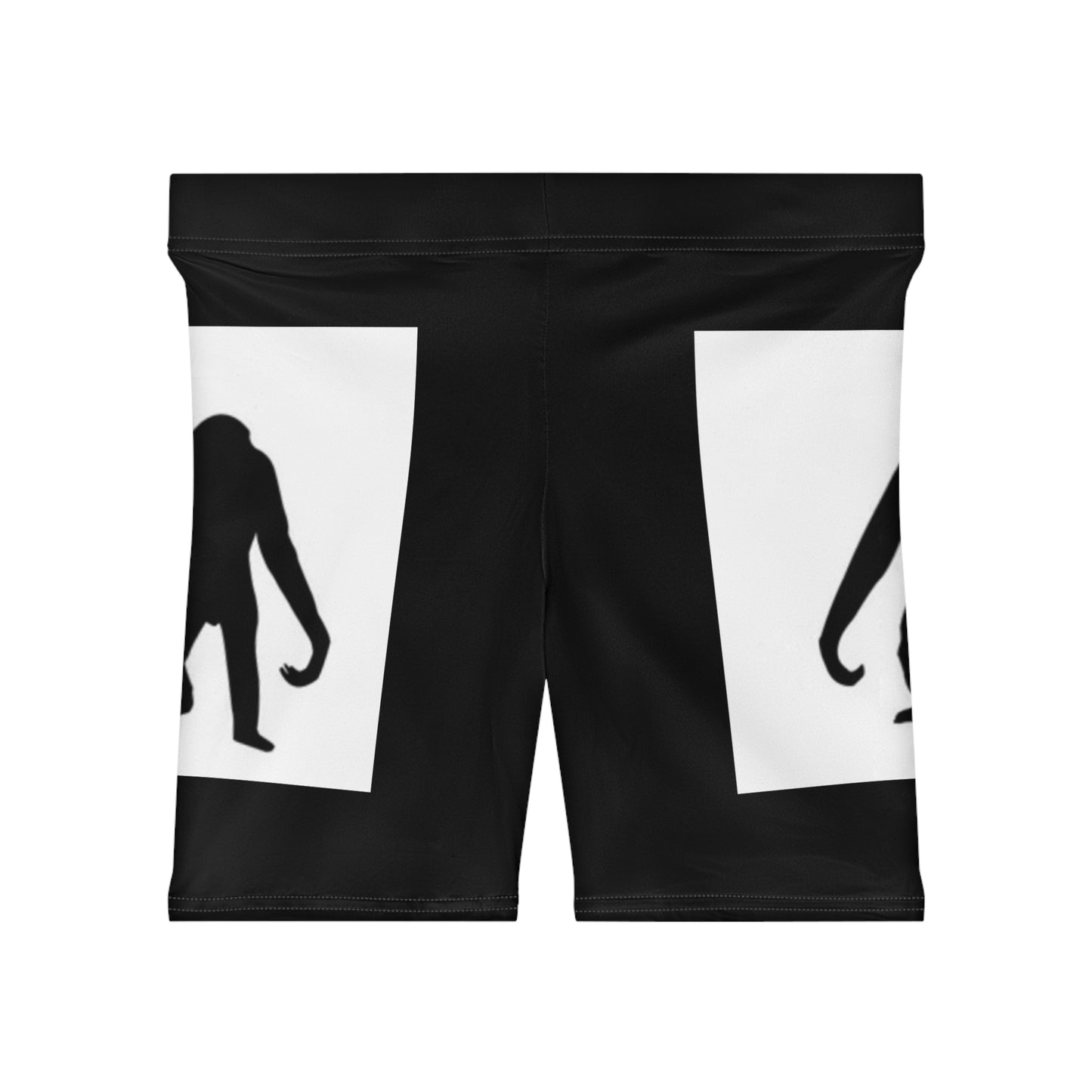 Women's Biker Shorts with Funky Ape Design - Stylish & Comfortable Activewear