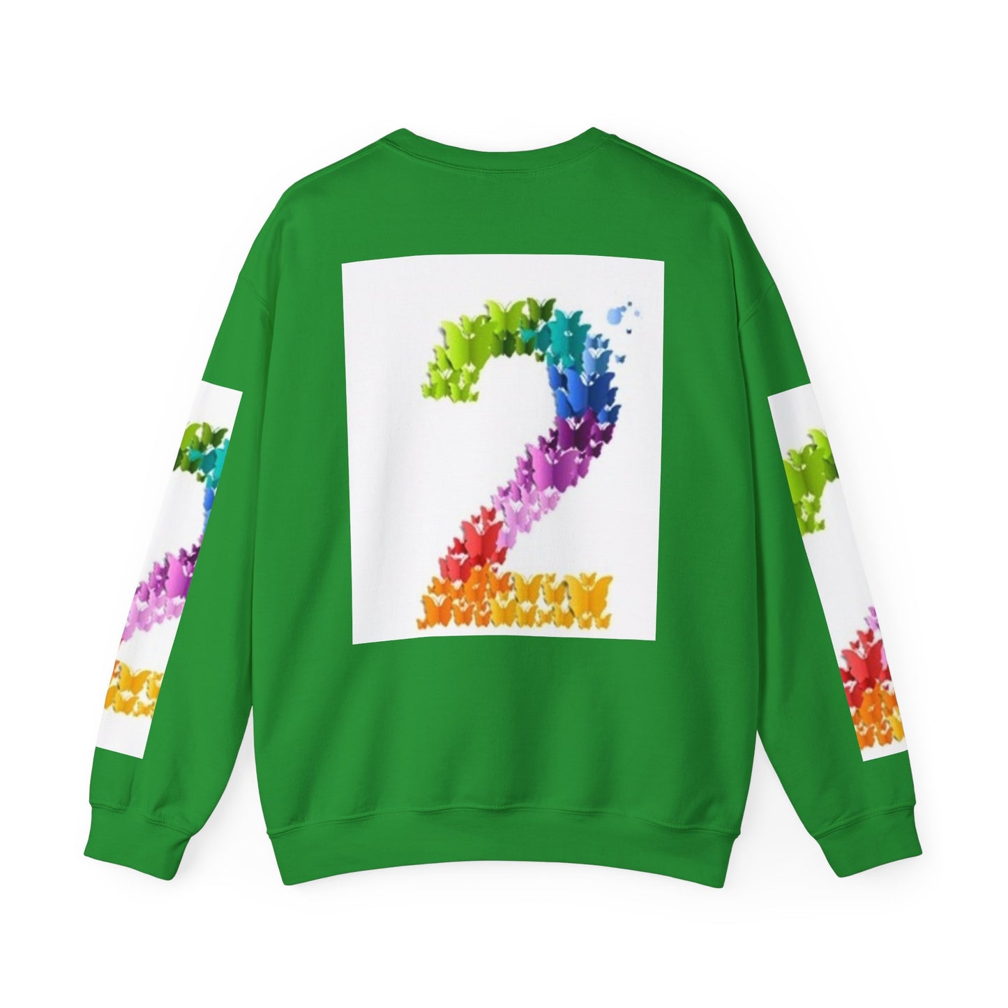 Colorful Floral Number 2 Sweatshirt for Celebrations