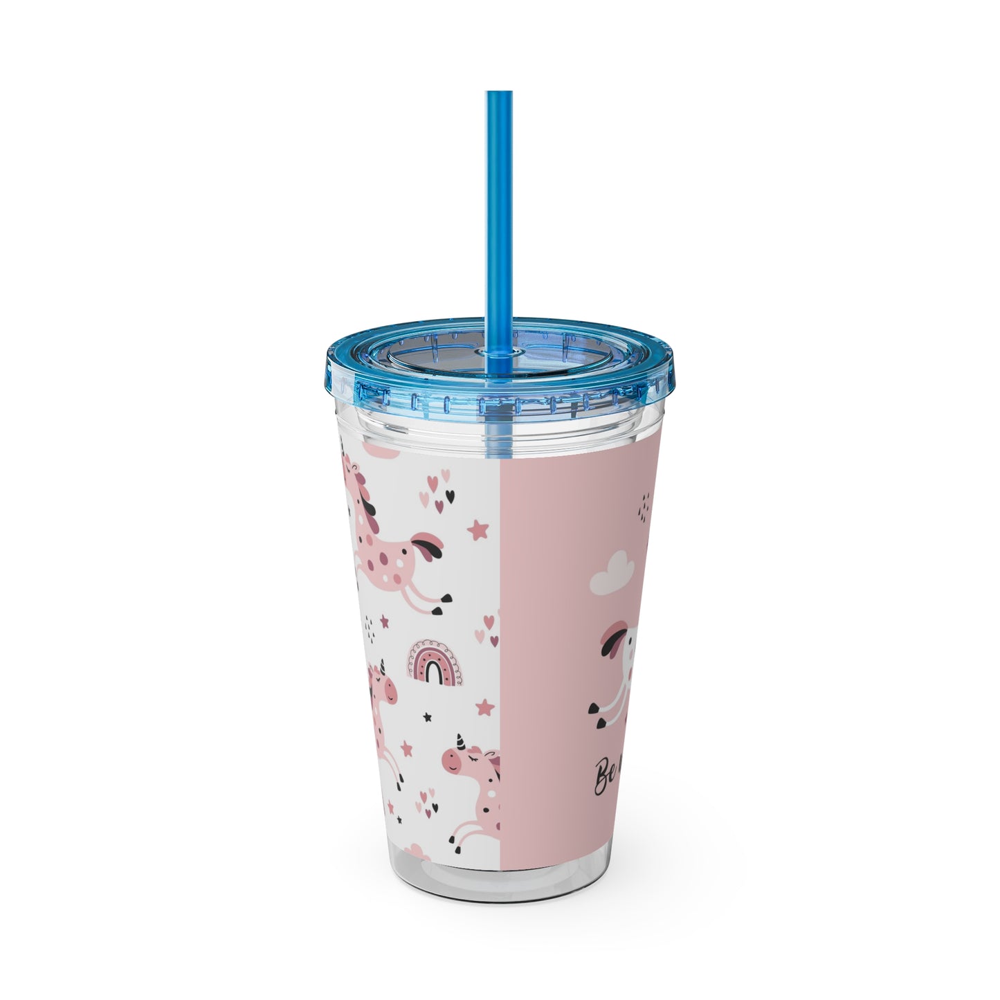 Sunsplash Unicorn Tumbler – 16oz Drinkware with Straw, Perfect for Kids & Unicorn Lovers